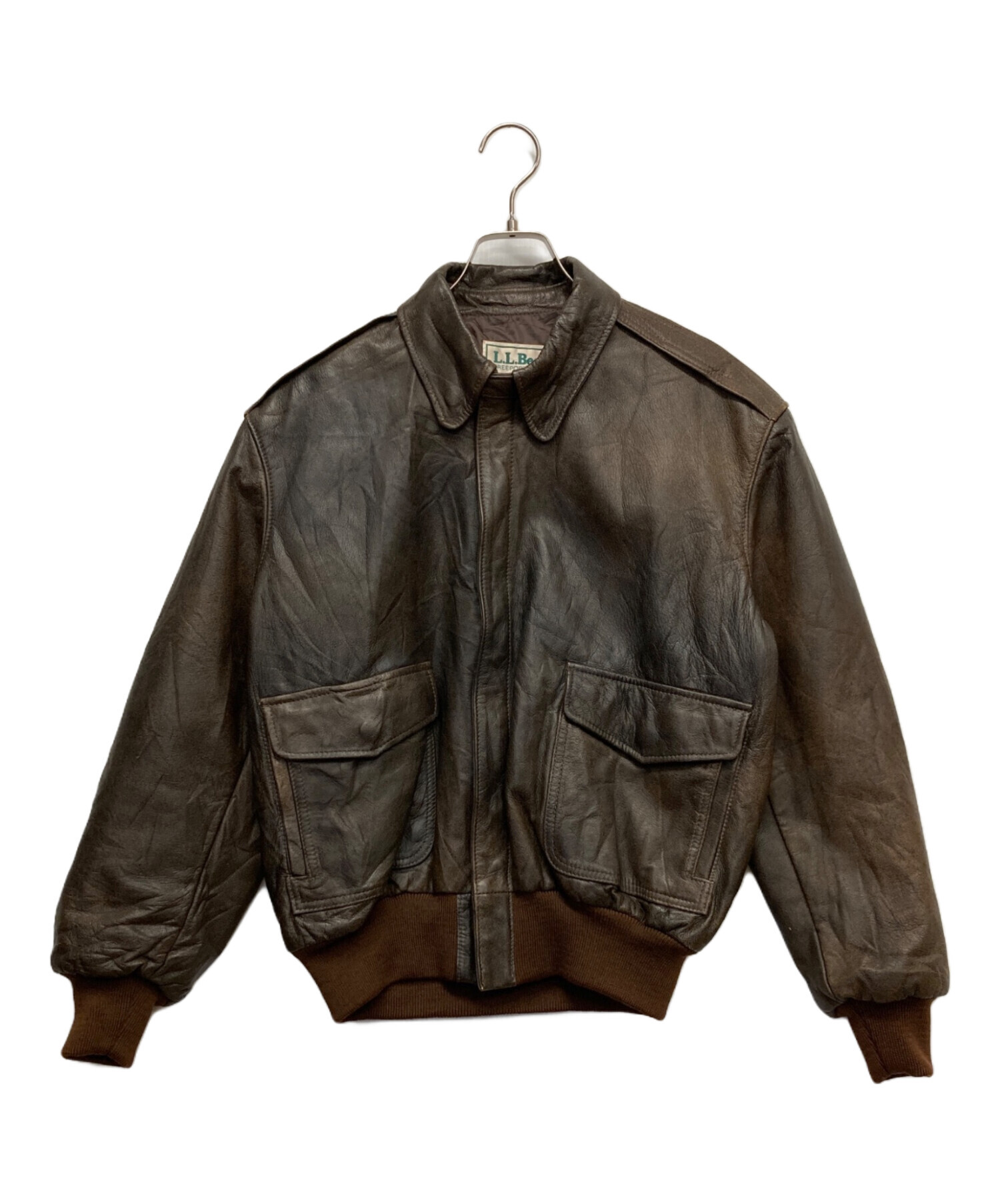 中古・古着通販】L.L.Bean (エルエルビーン) A-2 Type Leather Jacket 