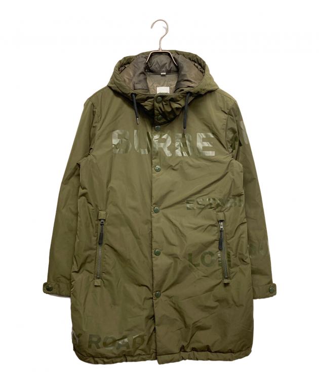 【激レアモデル】BURBERRY ホースフェリープリント フーデッドジャケット 中古・古着通販】BURBERRY (バーバリー) ホースフェリープリントコート