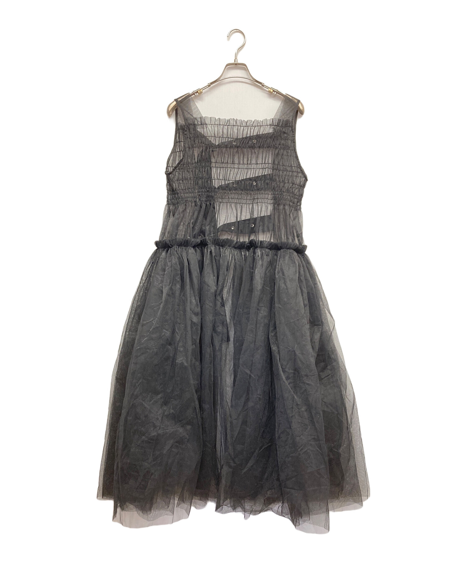 未使用 acka tulle no sleeve one-piece Acka tulle no sleeve one 