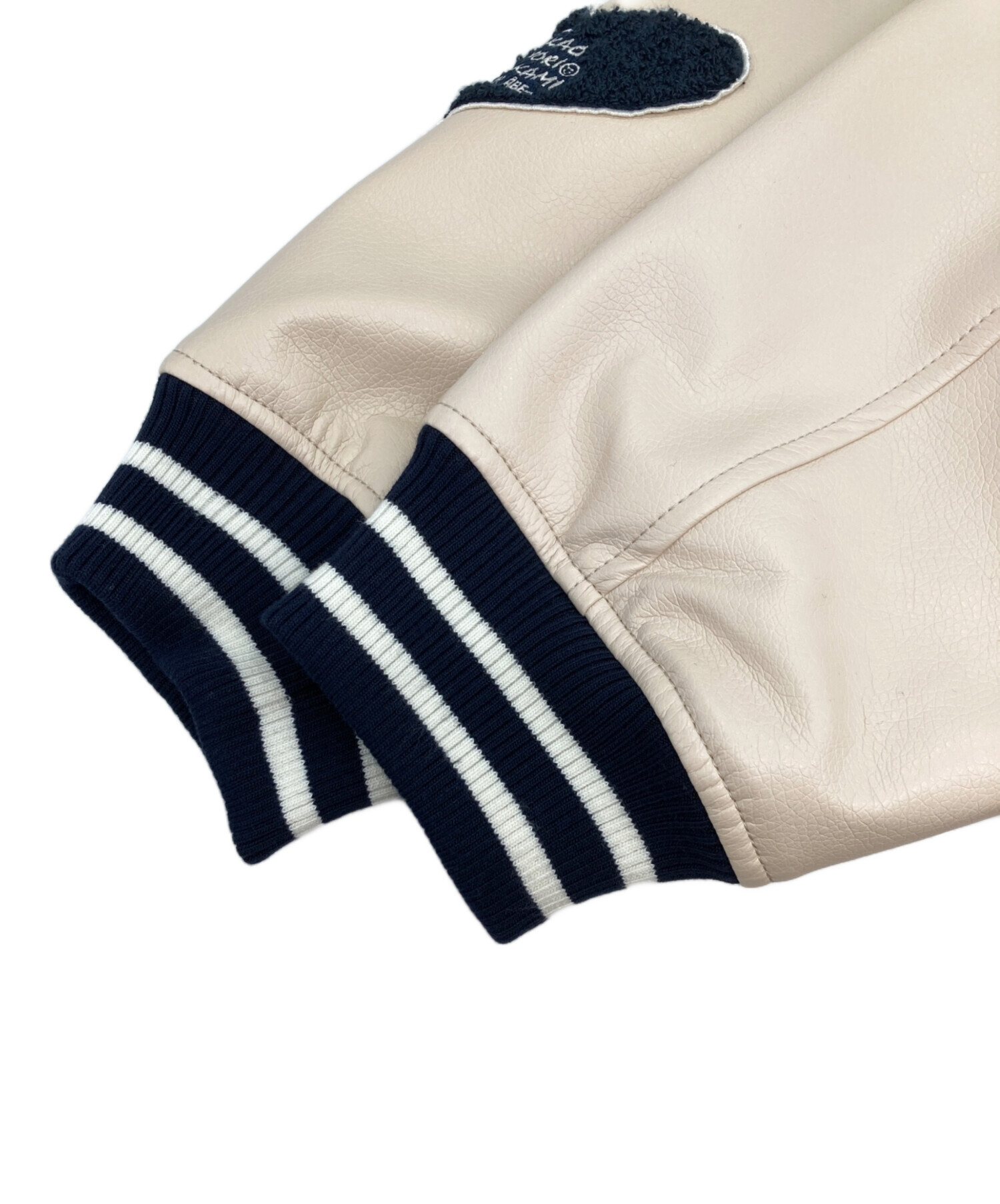 中古・古着通販】KAOYORINAKAMI (カオヨリナカミ) スタジャン ネイビー