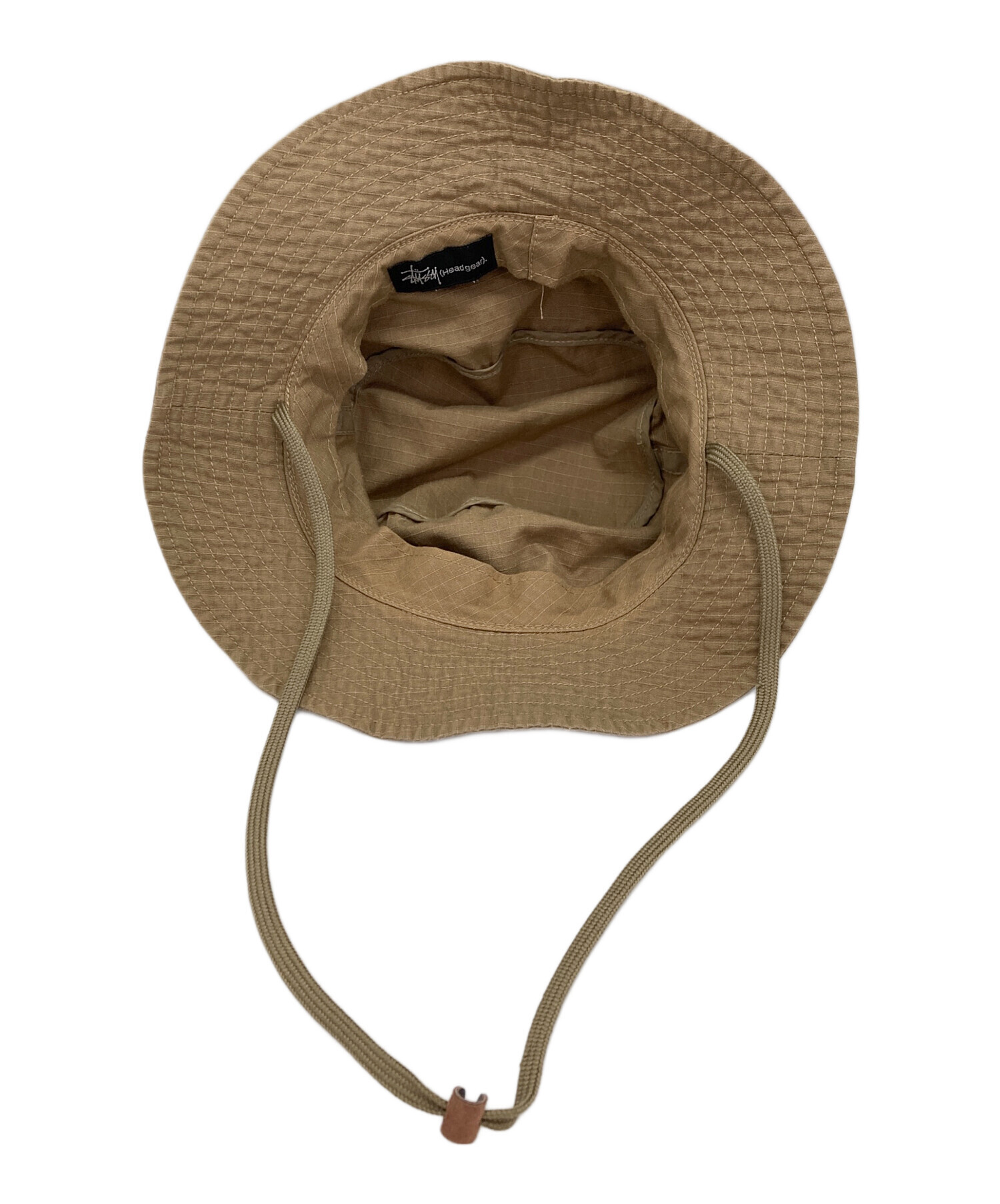中古・古着通販】stussy (ステューシー) サファリハット ベージュ 中古・古着通販】stussy (ステューシー) サファリハット ベージュ