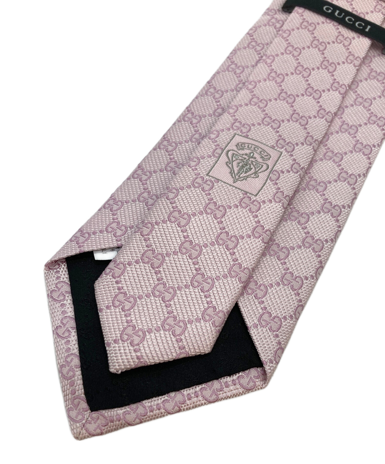 中古・古着通販】GUCCI (グッチ) GGネクタイ ピンク サイズ:記載無