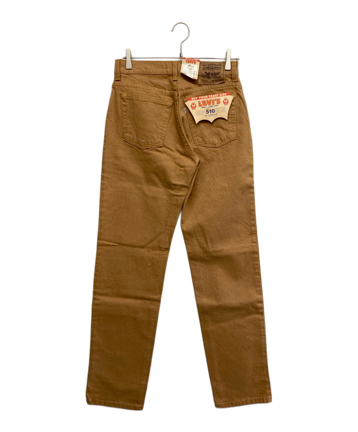 50s Levi's casuals ブラウンシャンブレー パンツ 中古・古着通販】LEVI'S (リーバイス) 90s 510カラーデニムパンツ