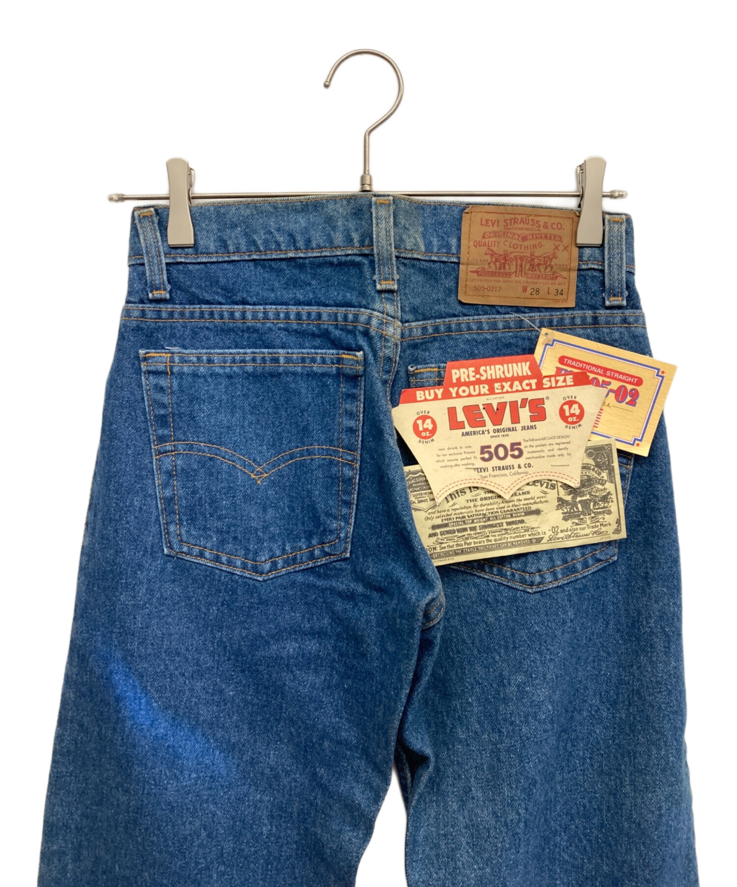 中古・古着通販】LEVI'S (リーバイス) 90s 505デニムパンツ ブルー