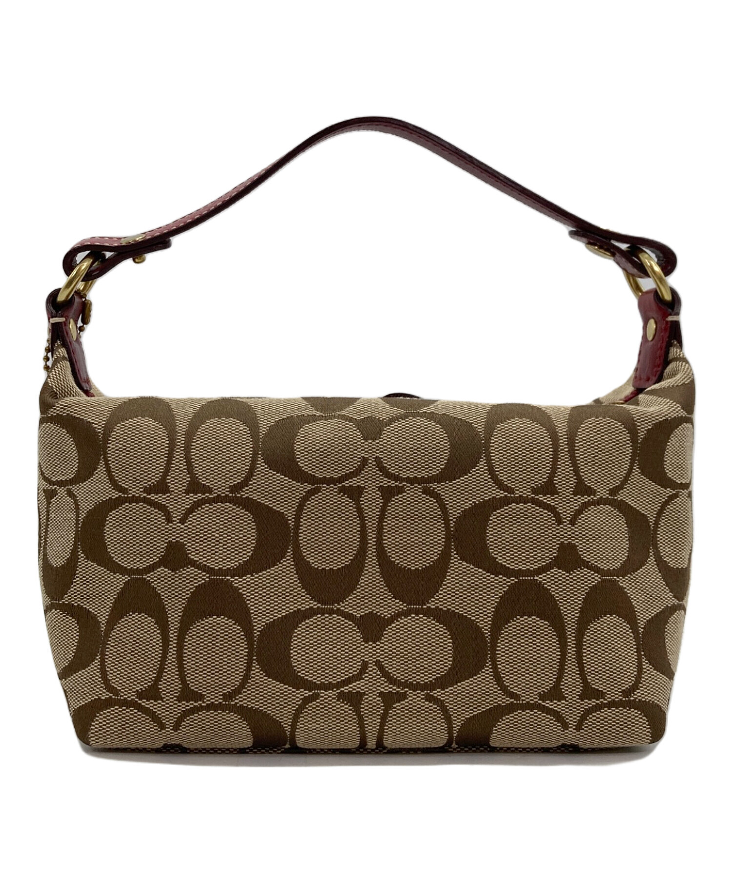 中古・古着通販】COACH (コーチ) シグネチャーワンショルダーバッグ 