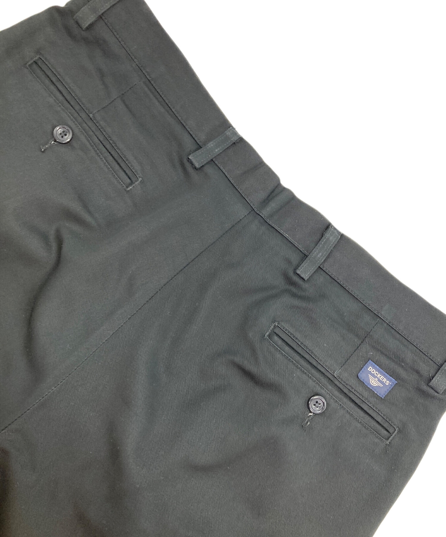 中古・古着通販】DOCKERS (ドッカーズ) ツータックパンツ ネイビー