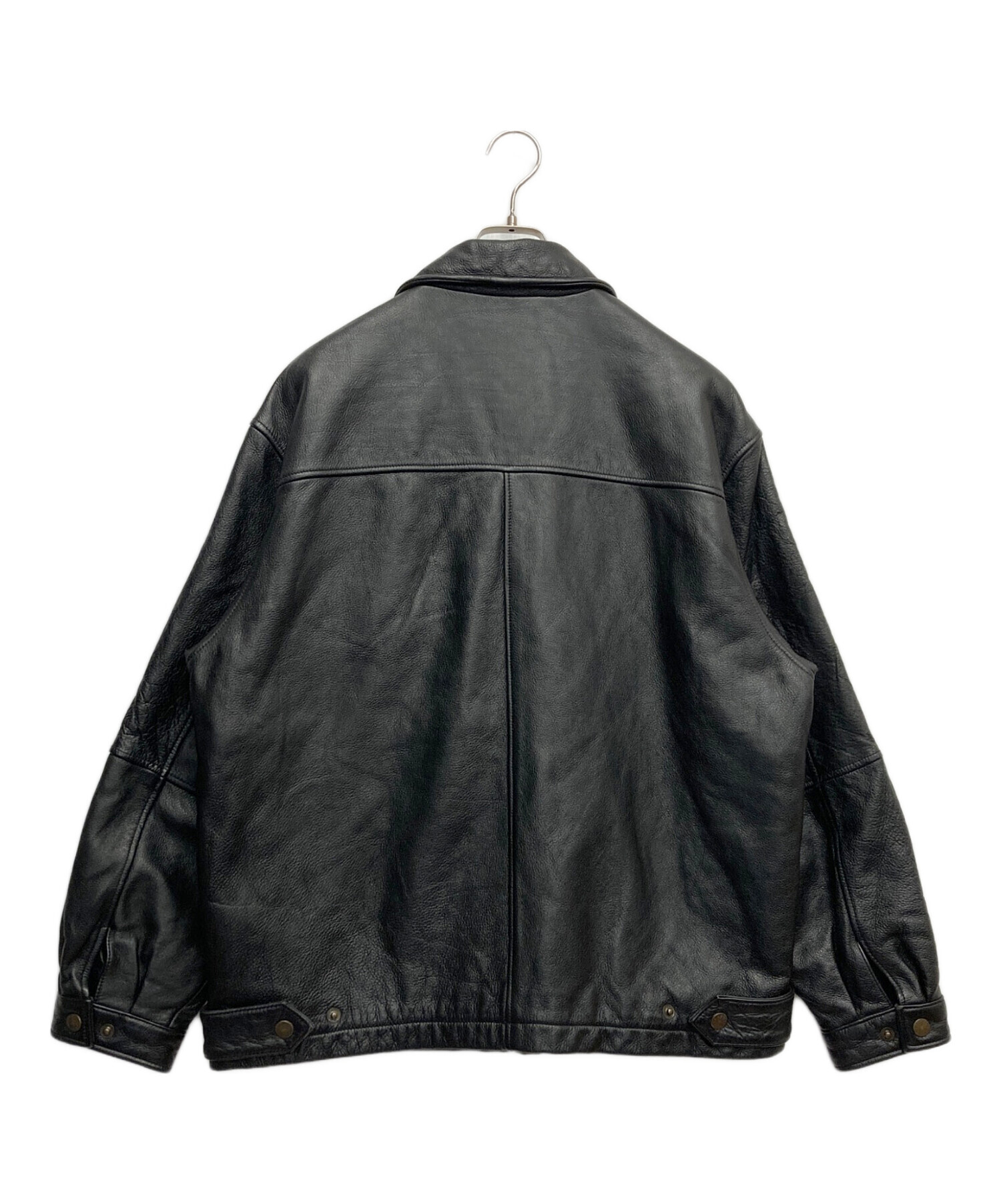 90年代　ペリーエリス　ポートフォリオ　レザージャケット　スポーツジャケット 中古・古着通販】PERRY ELLIS (ペリーエリス) レザージャケット