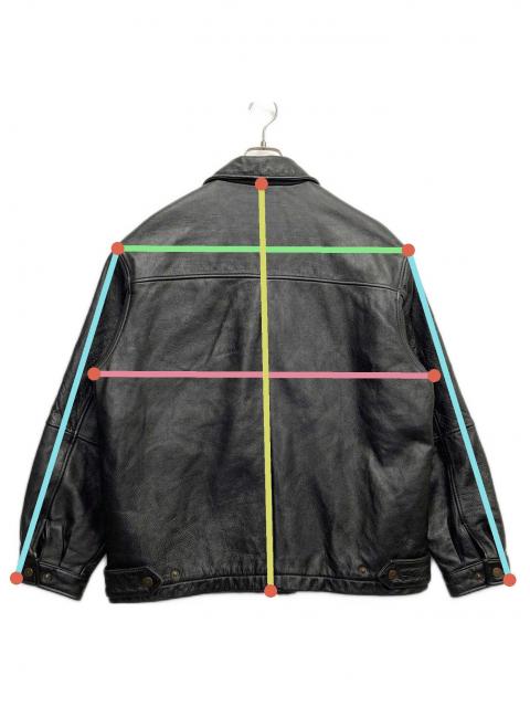 90年代　ペリーエリス　ポートフォリオ　レザージャケット　スポーツジャケット 中古・古着通販】PERRY ELLIS (ペリーエリス) レザージャケット