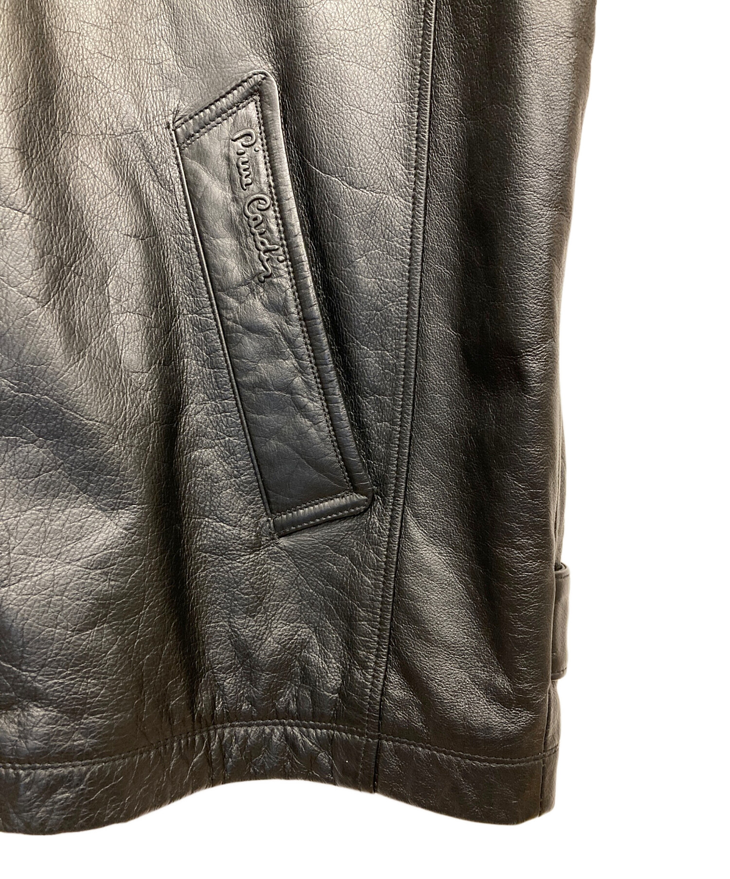 中古・古着通販】pierre cardin (ピエール・カルダン) レザージップ