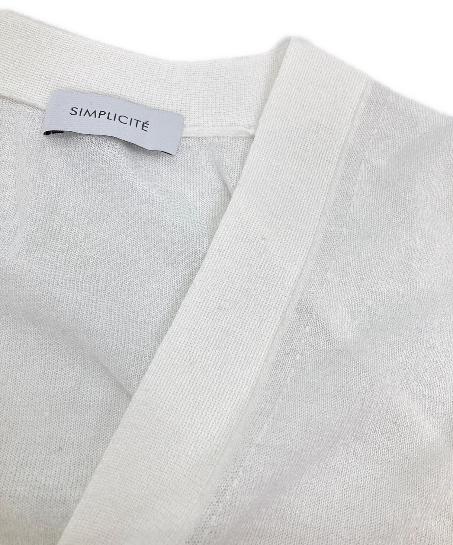 中古・古着通販】simplicite (シンプリシテ) ニットカーディガン 