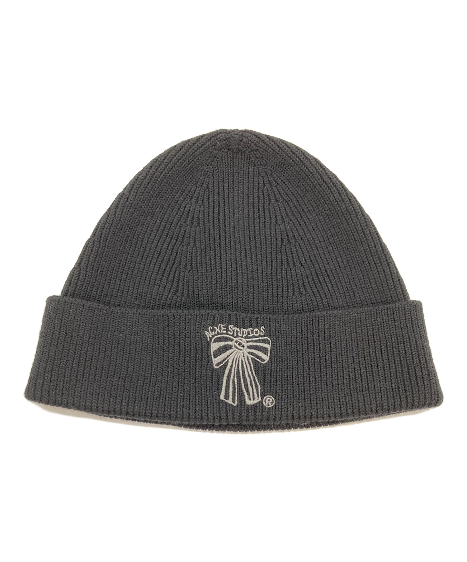 アクネストゥディオ　ニット帽　Acne Studios 帽子　ブラック　黒 Acne Studios（アクネ ストゥディオズ） ニット帽 FA-UX-HATS000254