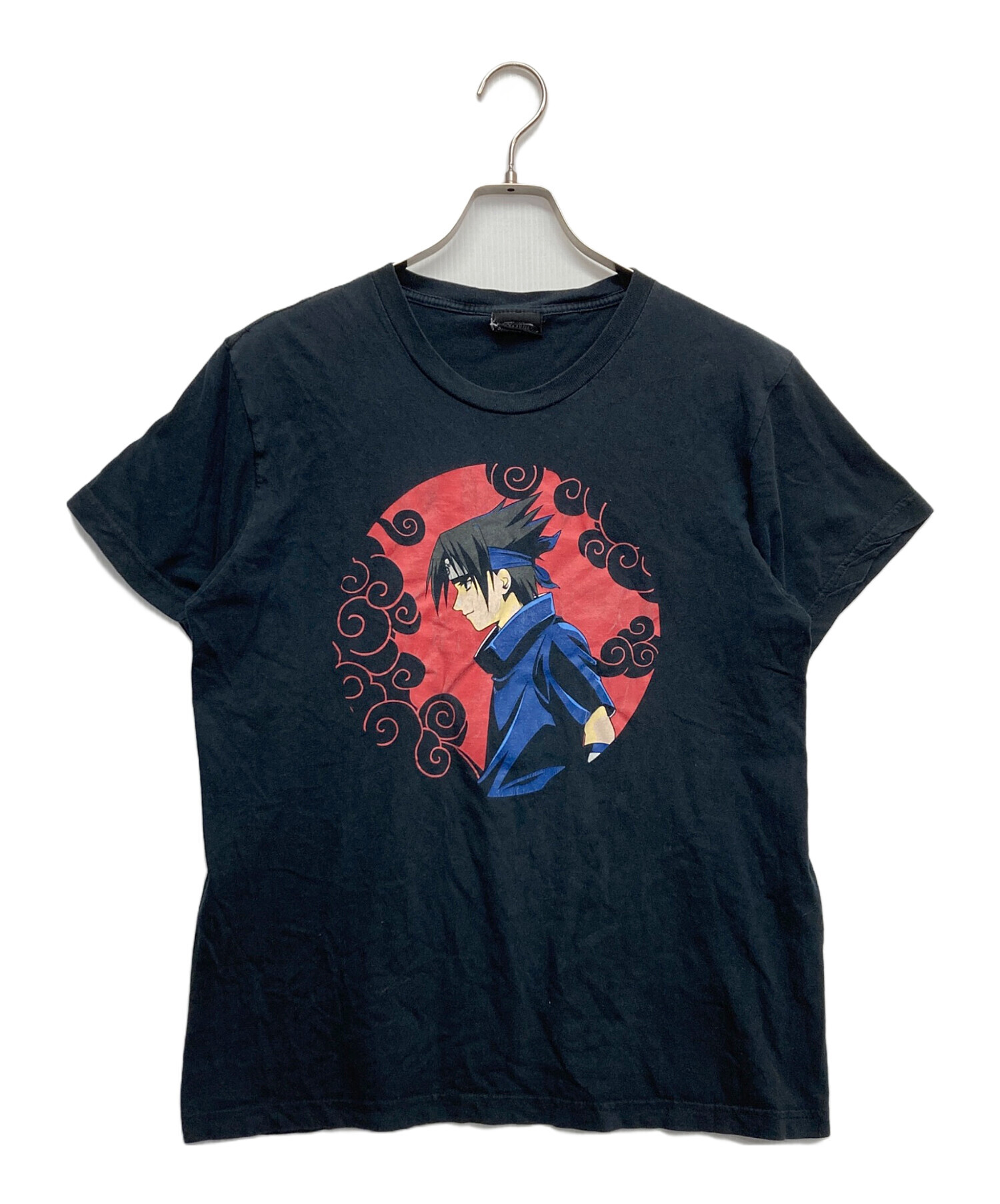 中古・古着通販】NARUTO (ナルト) アニメプリントTシャツ ブラック 