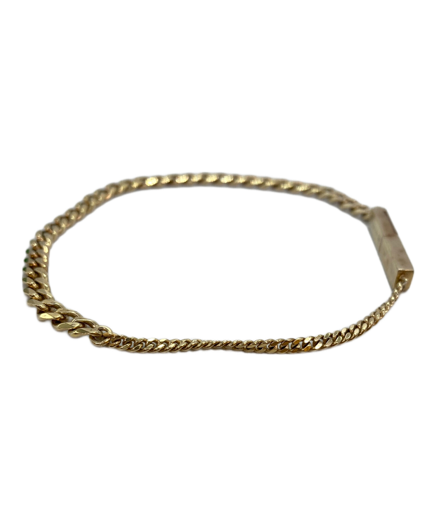 ボッテガヴェネタ ID チェーン ブレスレット アクセサリー ゴールド BOTTEGA VENETA（ボッテガ・ヴェネタ） ボッテガ ヴェネタ IDプレート