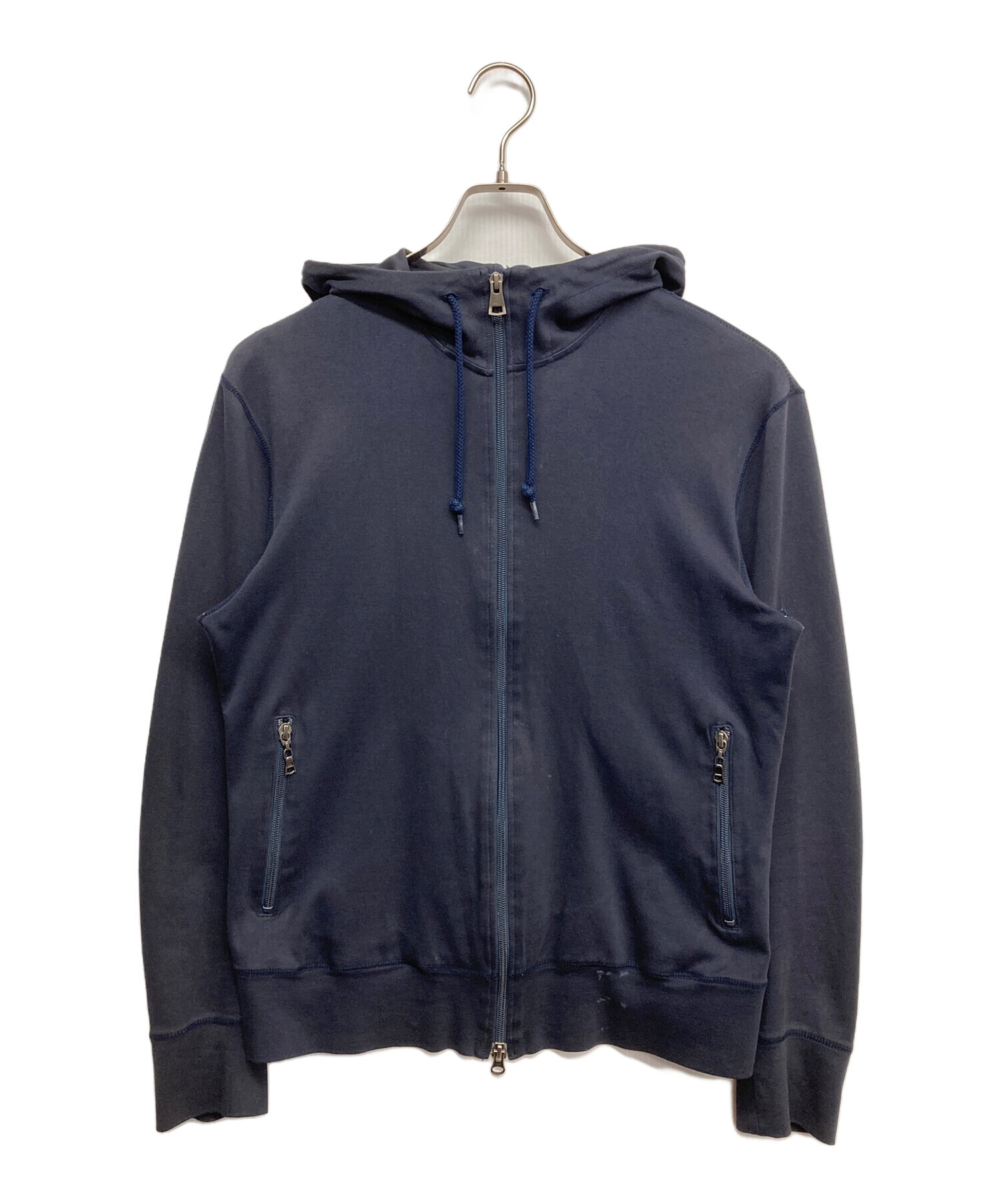 Theory - Theory セオリー　ジップアップパーカー　フーディー　ダークネイビー 中古・古着通販】theory (セオリー) ジップアップパーカー ネイビー