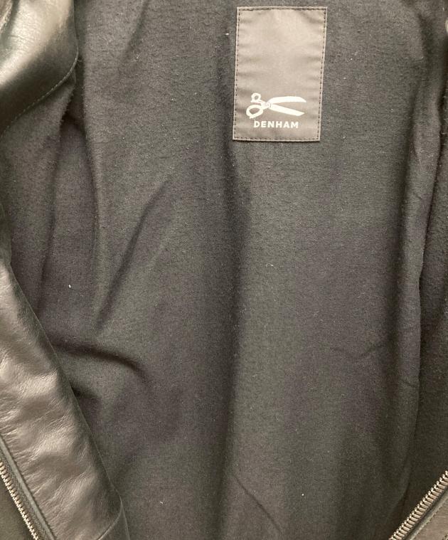 中古・古着通販】Denham (デンハム) A-2レザージャケット ブラック