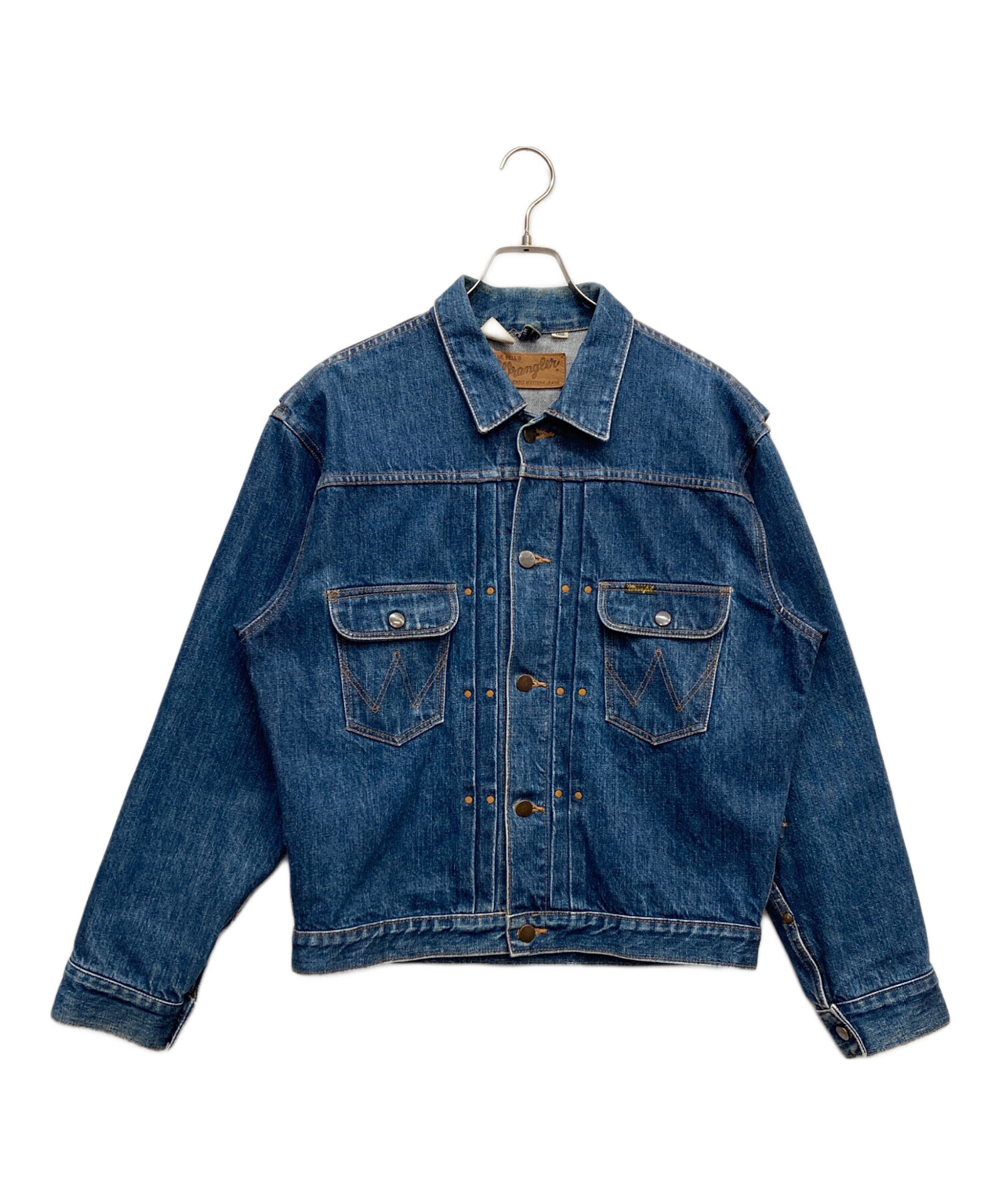 ラングラージャパン 90年代 11MJ デニムジャケット Lサイズ 日本製 90's ラングラー 11MJZ デニムジャケット 日本製 濃紺 Lサイズ