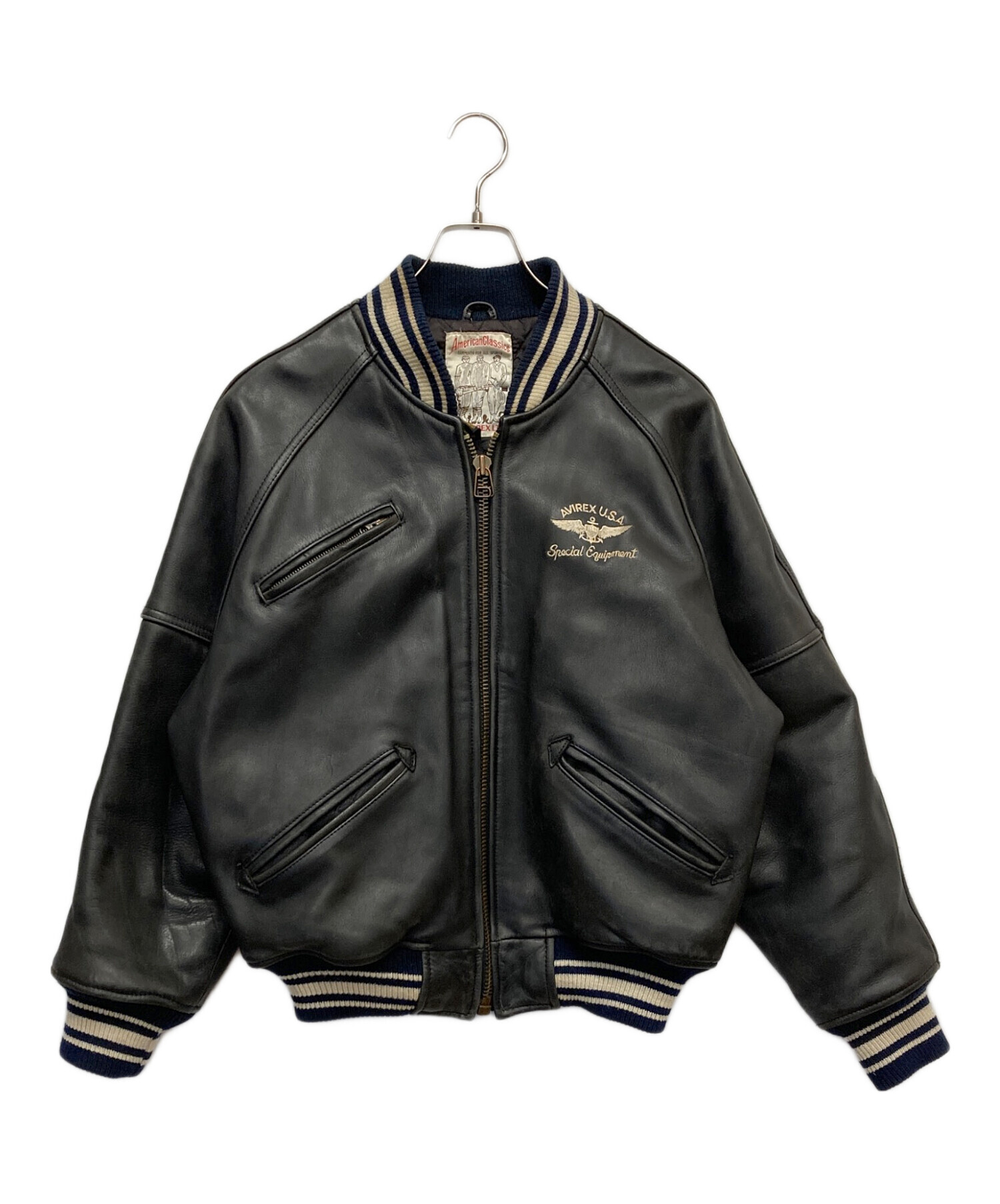 中古・古着通販】AVIREX (アヴィレックス) レザーヴァーシティ 