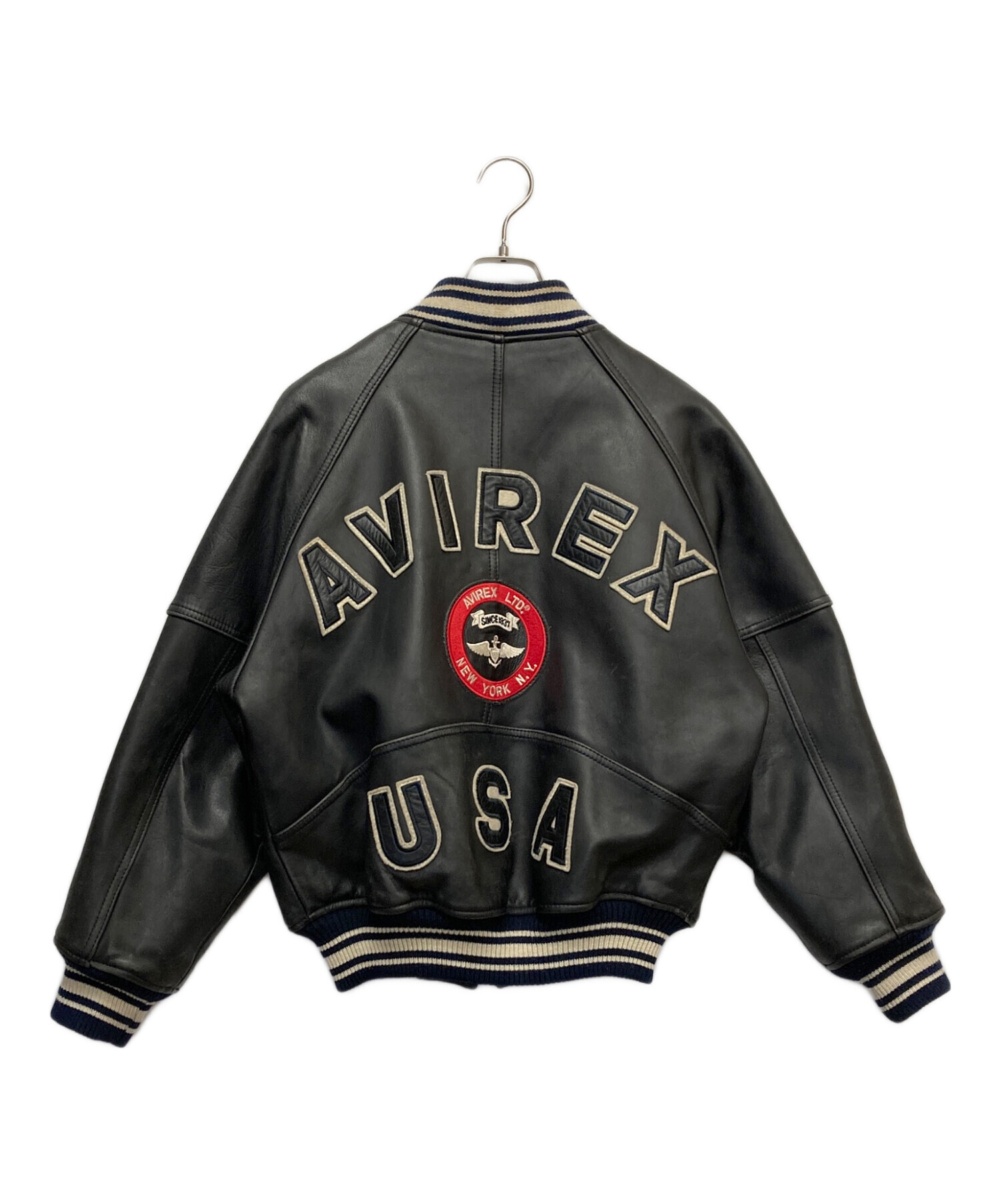 中古・古着通販】AVIREX (アヴィレックス) レザーヴァーシティ 