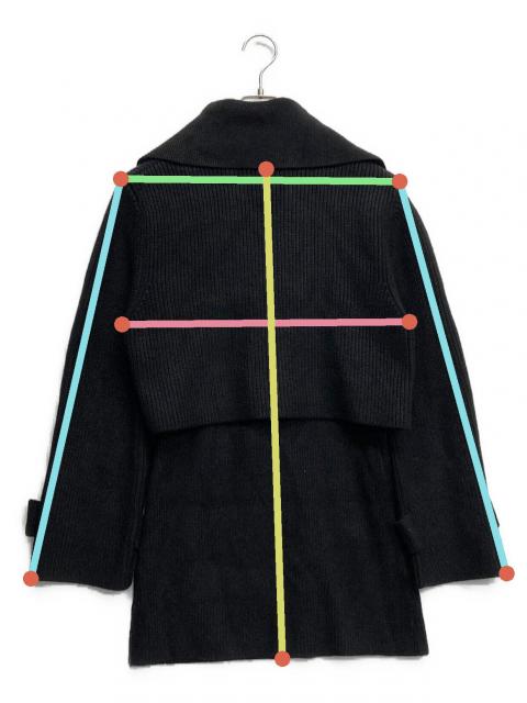 中古・古着通販】the toe (ザ・トゥー) Victoria Knit Set ブラック