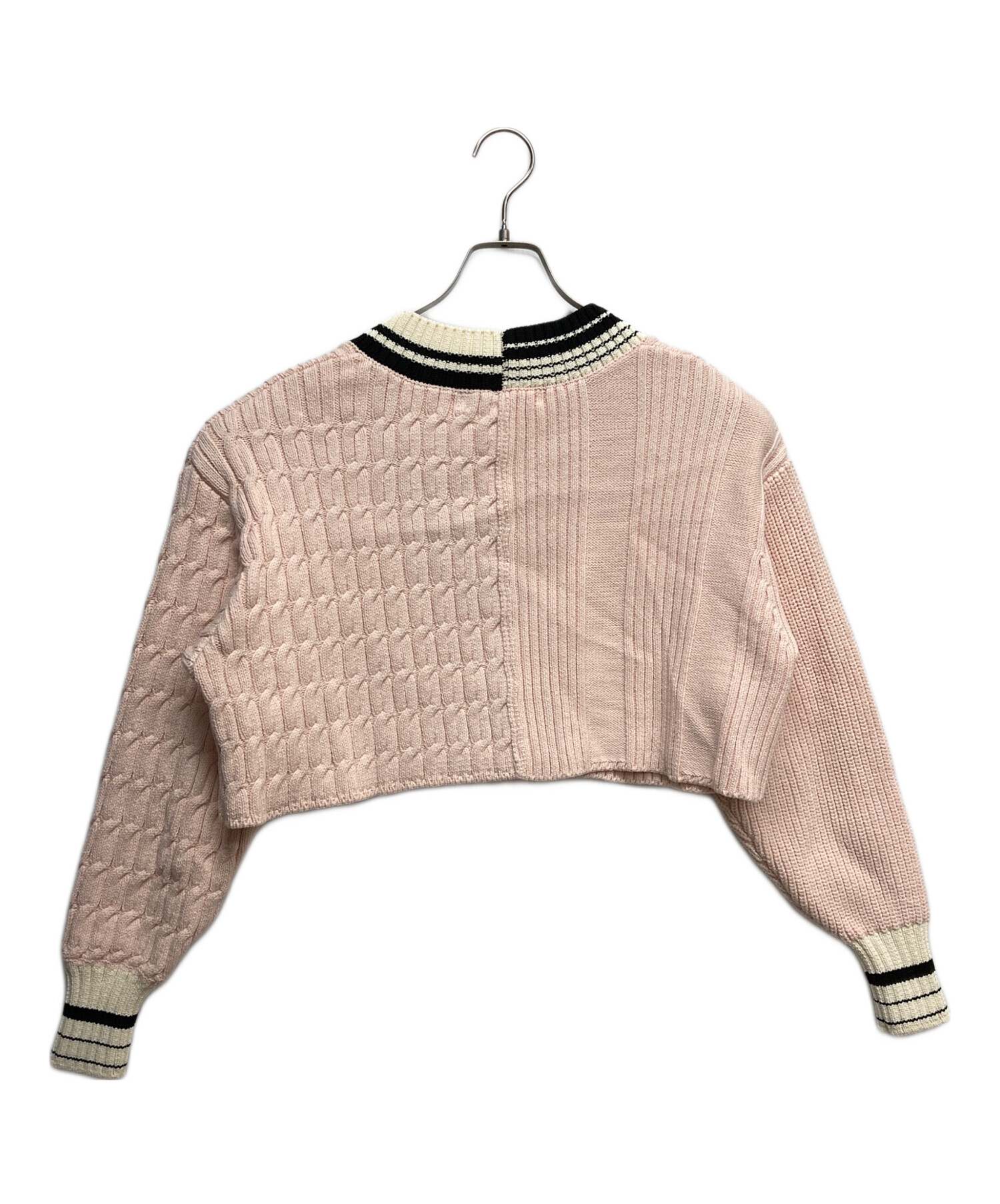 Fuku2018様☆専用 中古・古着通販】FURFUR (ファーファー) クロップドラインセーター