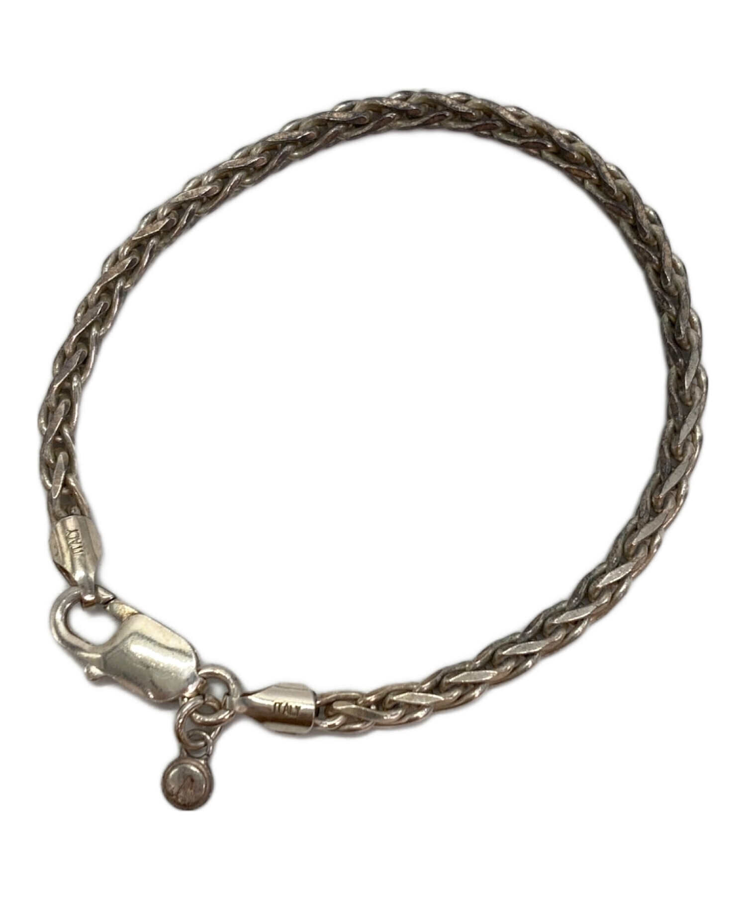 中古・古着通販】AQUA SILVER (アクアシルバー) チェーンブレスレット