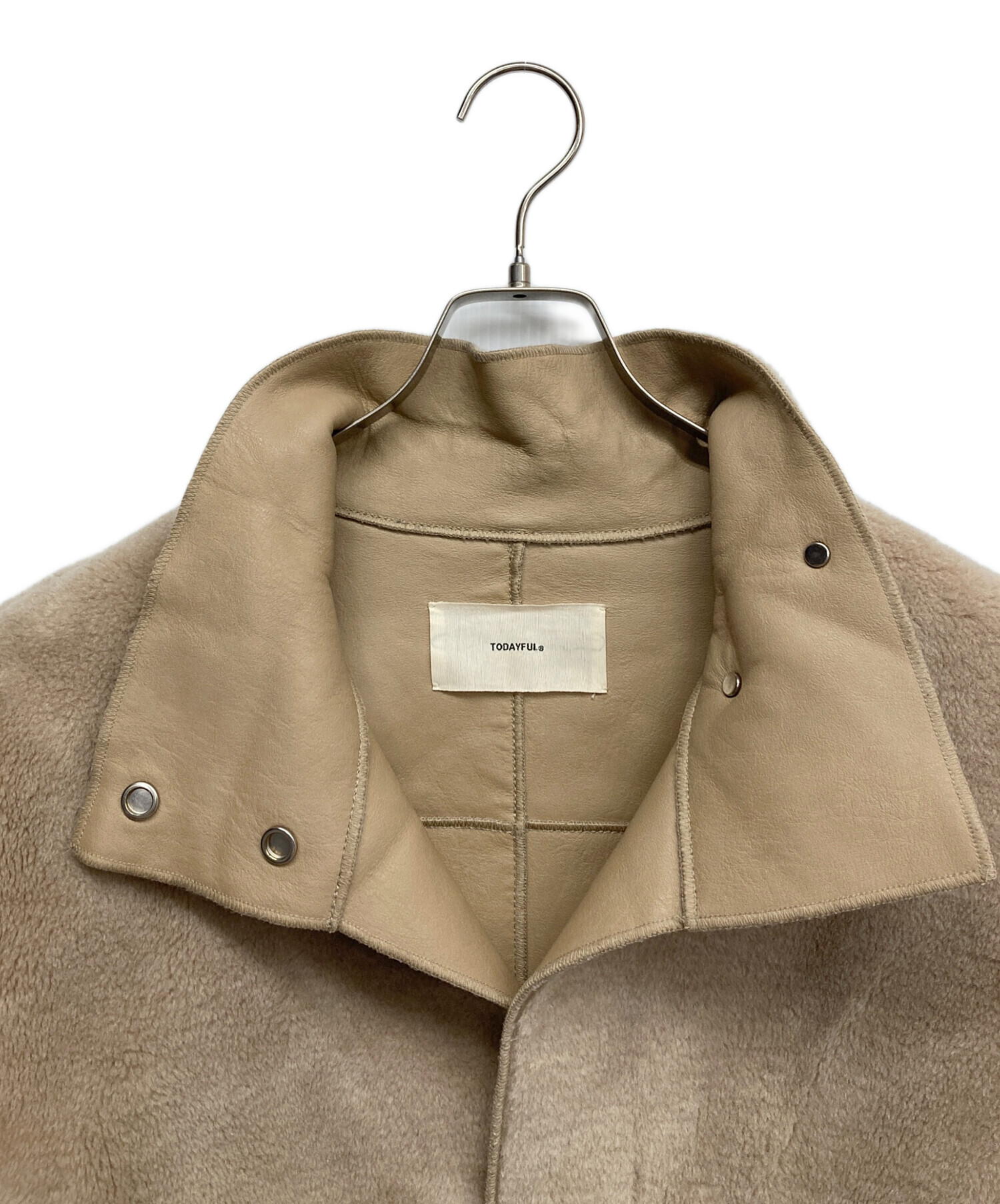 中古・古着通販】TODAYFUL (トゥデイフル) Standcollar Boa Jacket