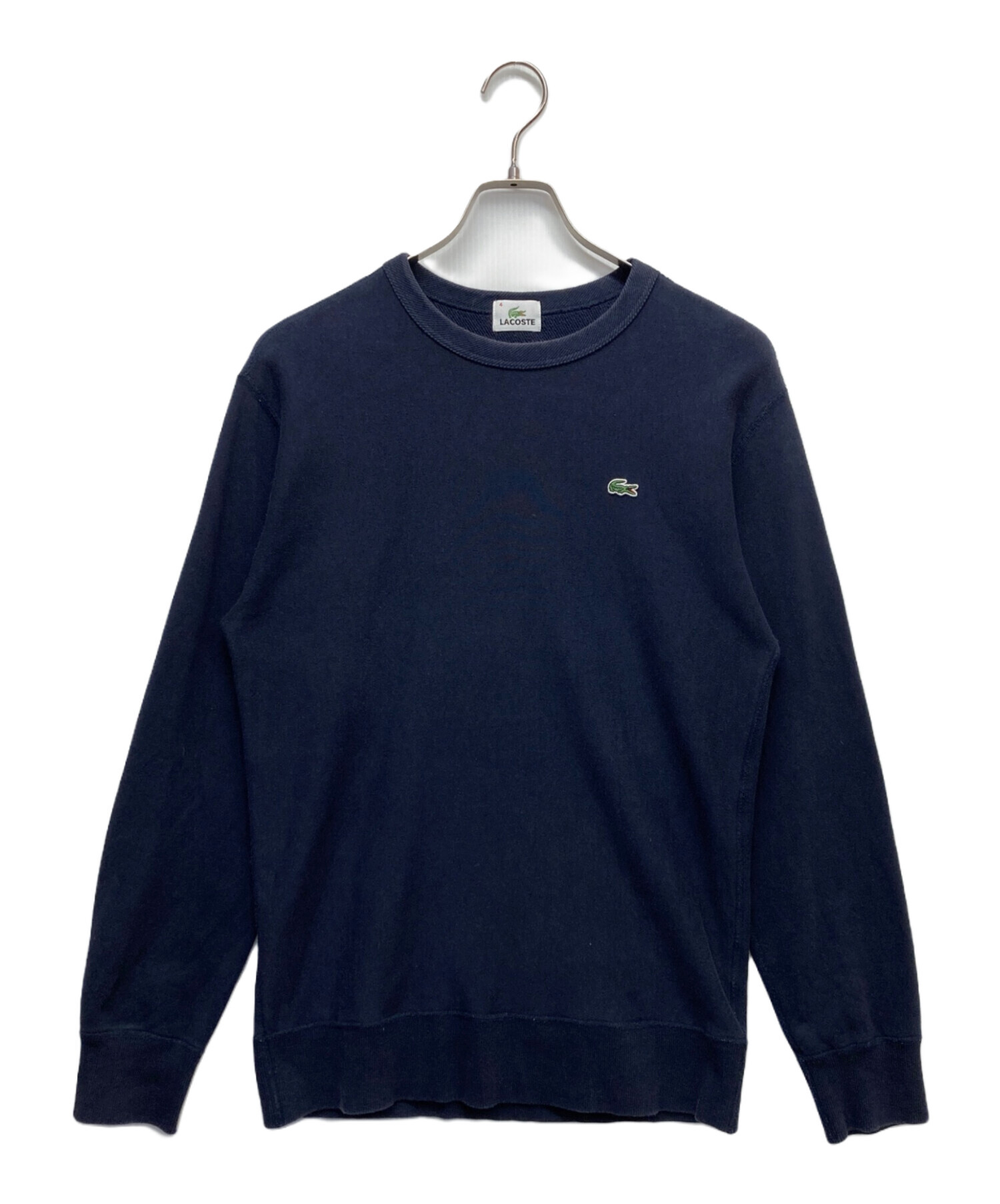 中古・古着通販】LACOSTE (ラコステ) クルーネックスウェット ネイビー 