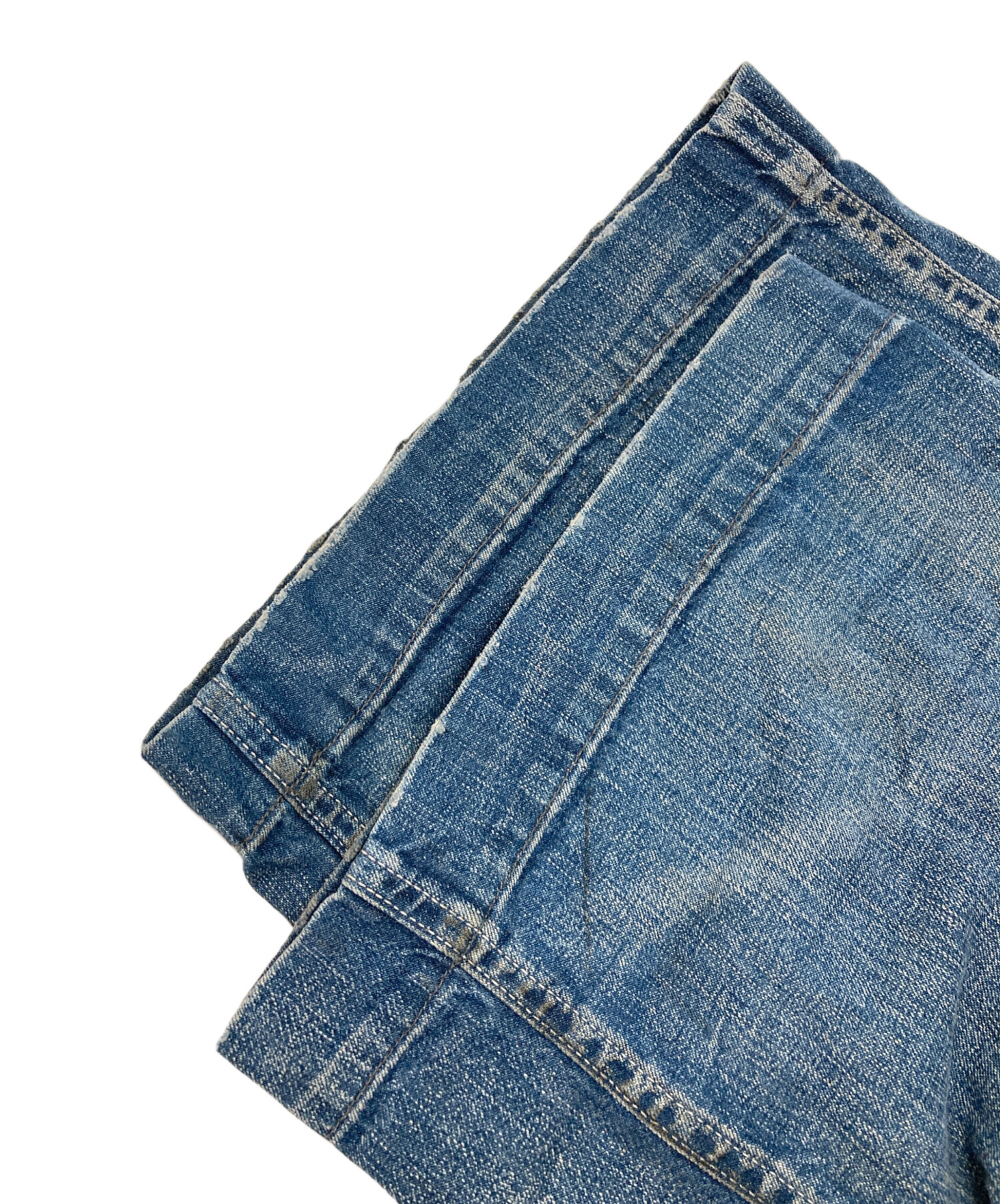中古・古着通販】RRL (ダブルアールエル) ダメージ加工オーバーオール