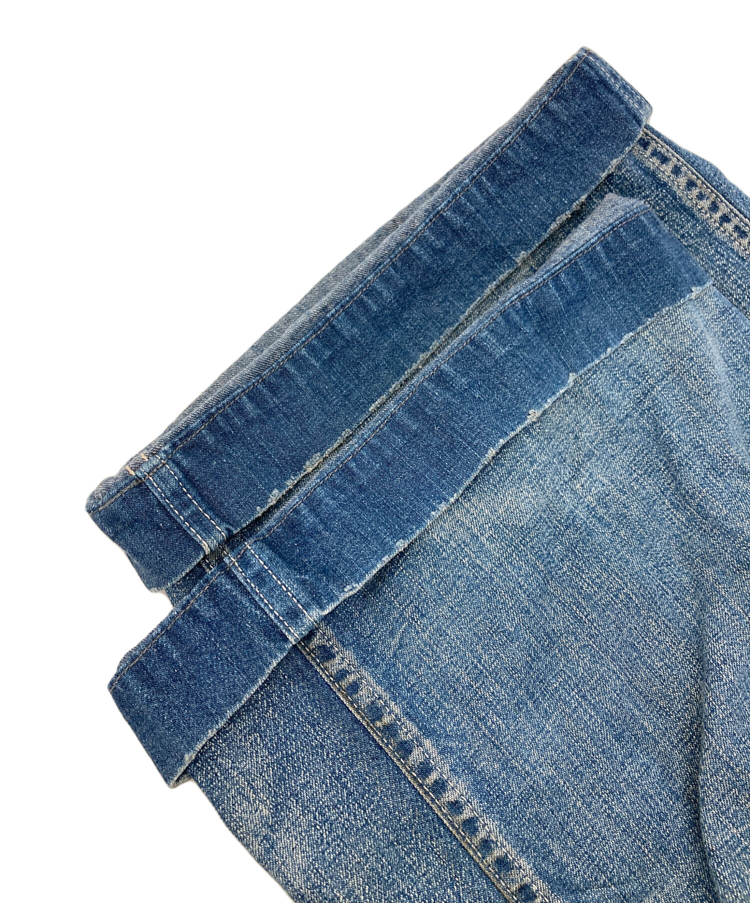 中古・古着通販】RRL (ダブルアールエル) ダメージ加工オーバーオール
