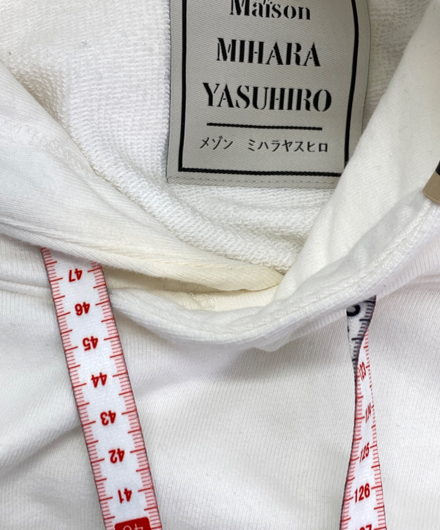 MAISON MIHARA YASUHIRO パーカーホワイト44