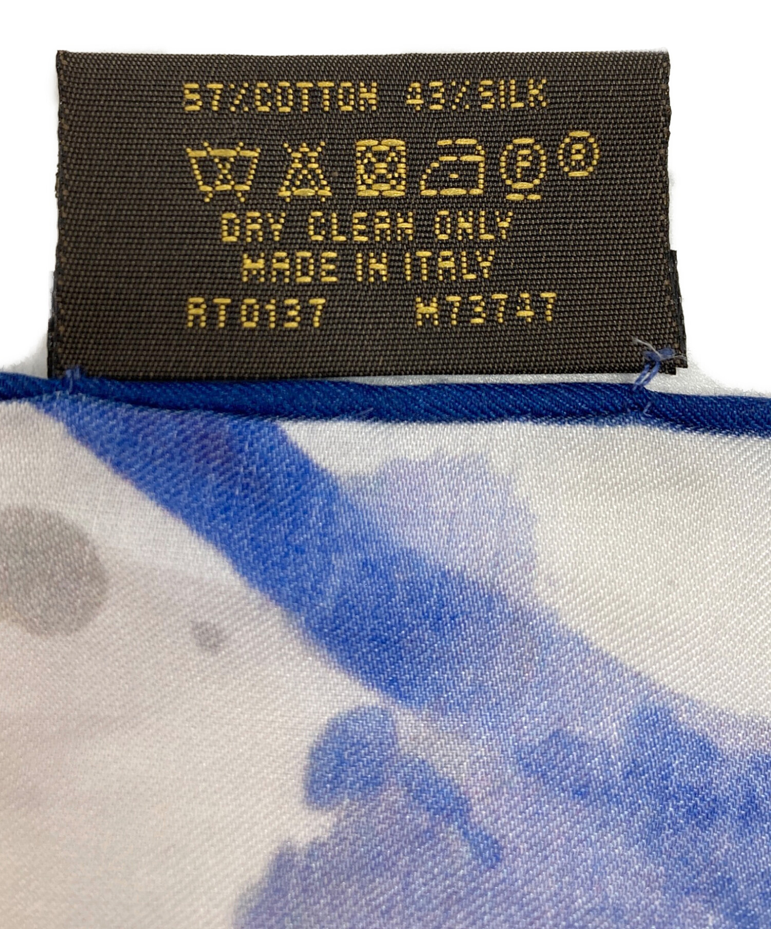 中古・古着通販】LOUIS VUITTON (ルイ ヴィトン) 水彩画柄大判スカーフ