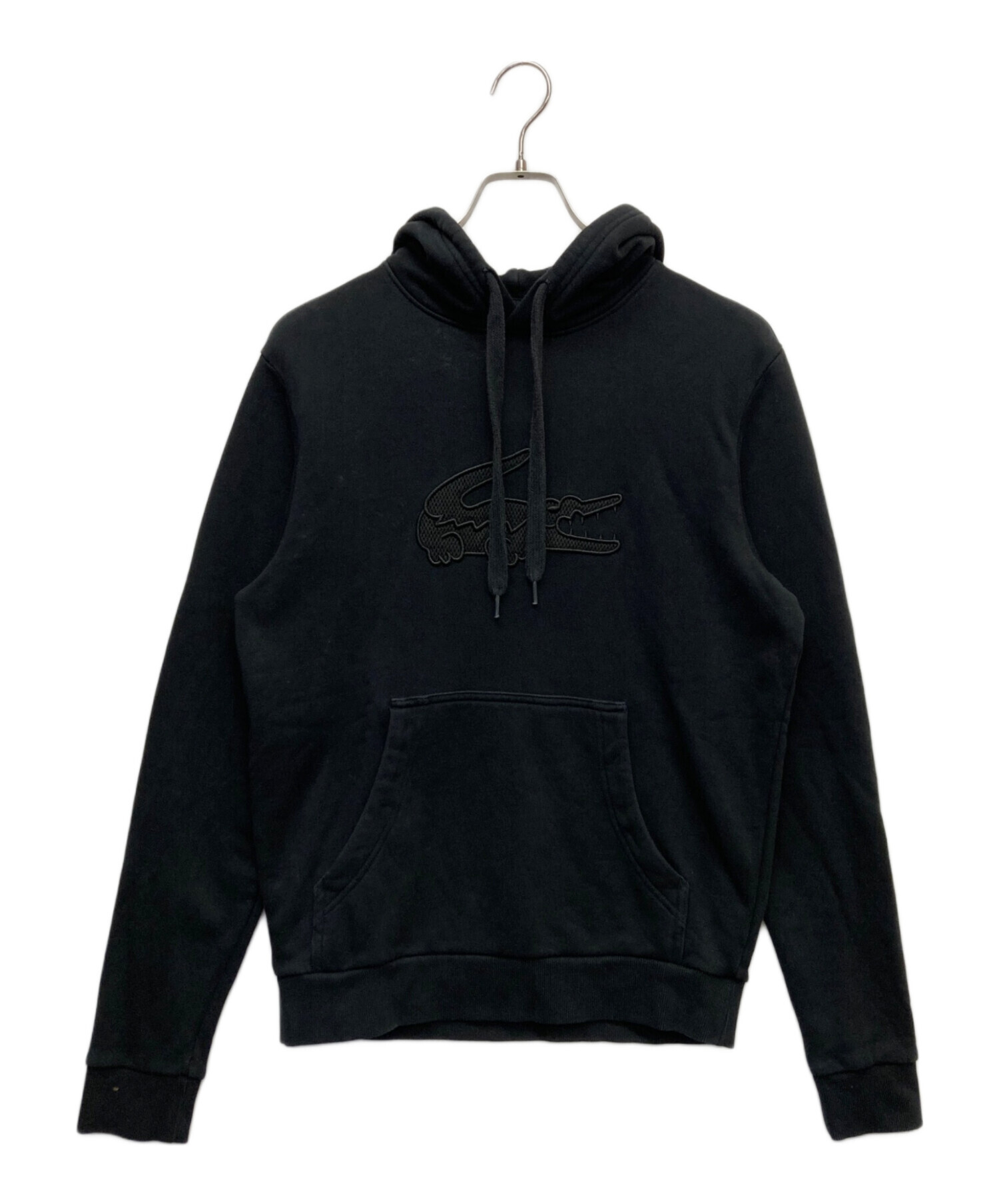 中古・古着通販】LACOSTE (ラコステ) パーカー ブラック サイズ:3