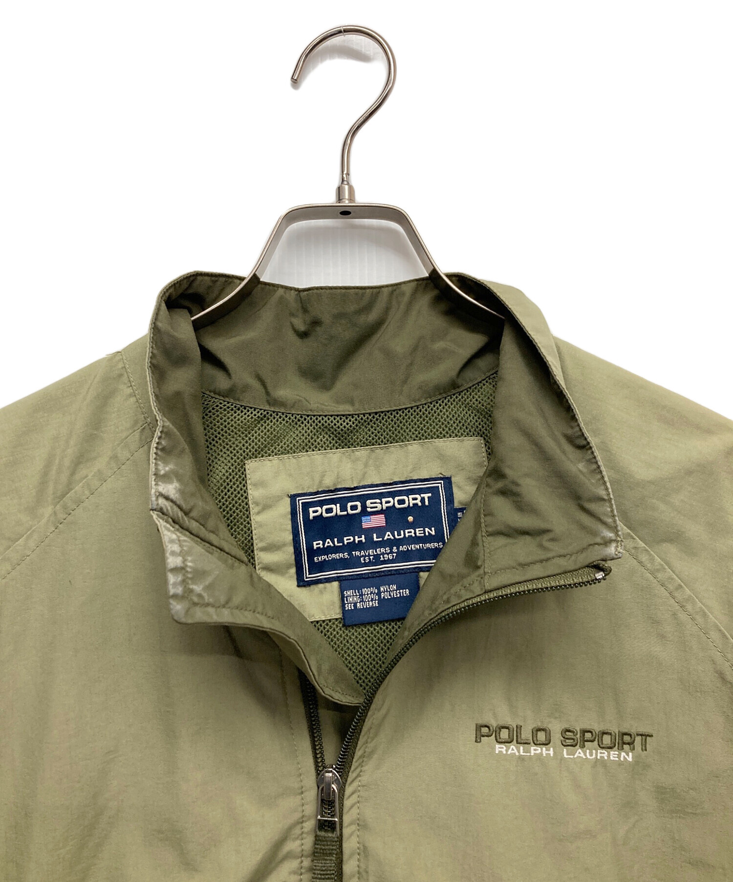 Polo Sports ポロスポーツ ナイロンジャケット グリーン 中古・古着通販】POLO SPORT (ポロスポーツ) ナイロンジャケット