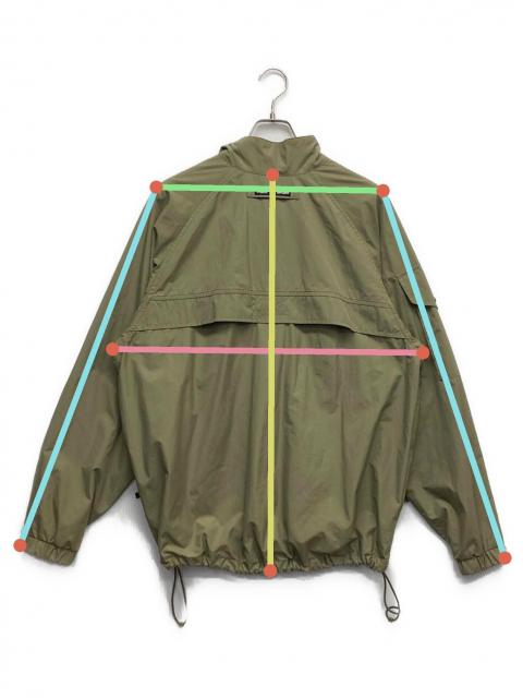 M*✑様 POLO SPORT ナイロンジャケット オリーブグリーン/イエロー 中古・古着通販】POLO SPORT (ポロスポーツ) ナイロンジャケット
