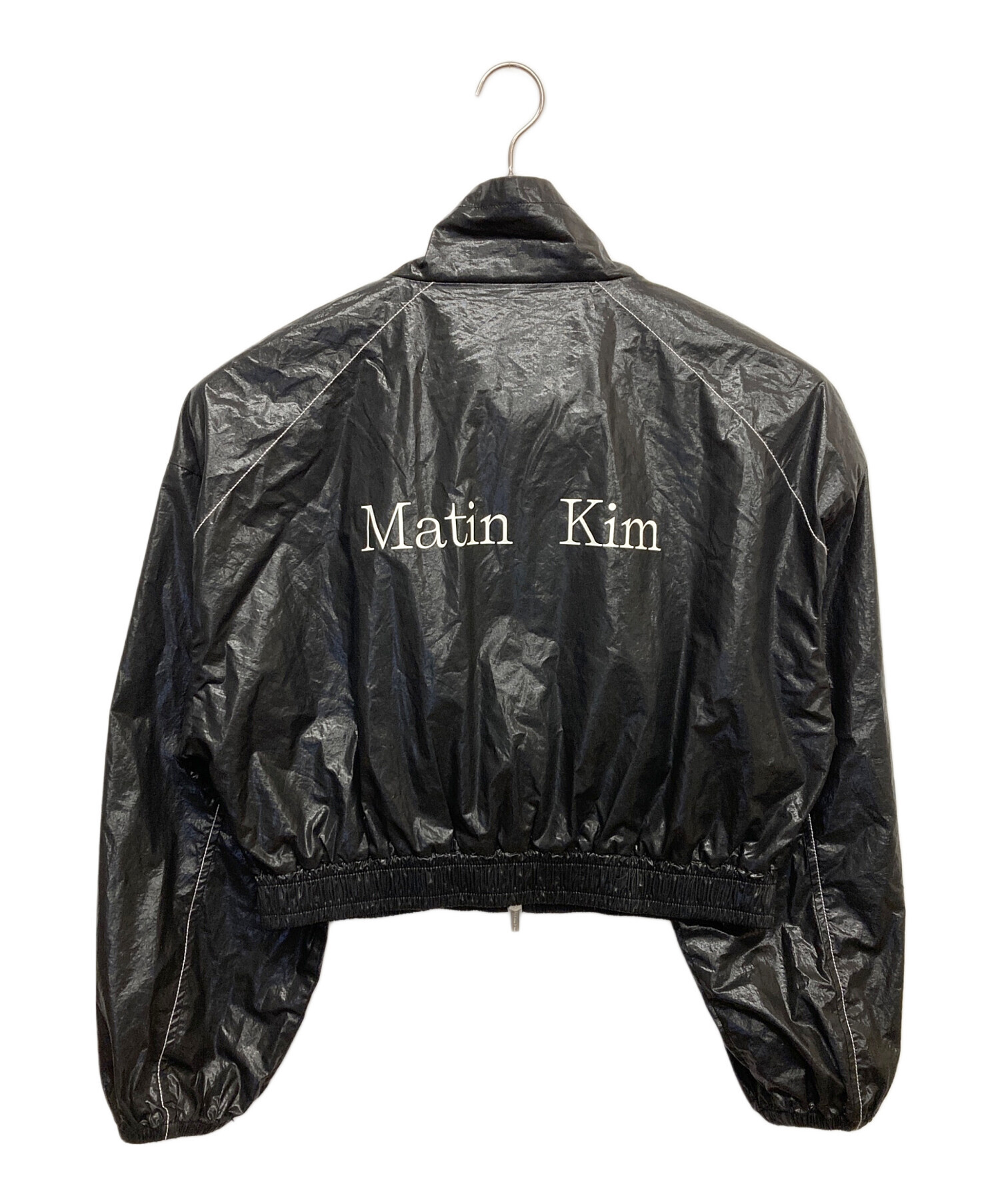 マーティンキム　Matin Kim ジャケット MATIN KIM】24fw MATIN ROUGH COATING CROP BOMBER (Matin Kim