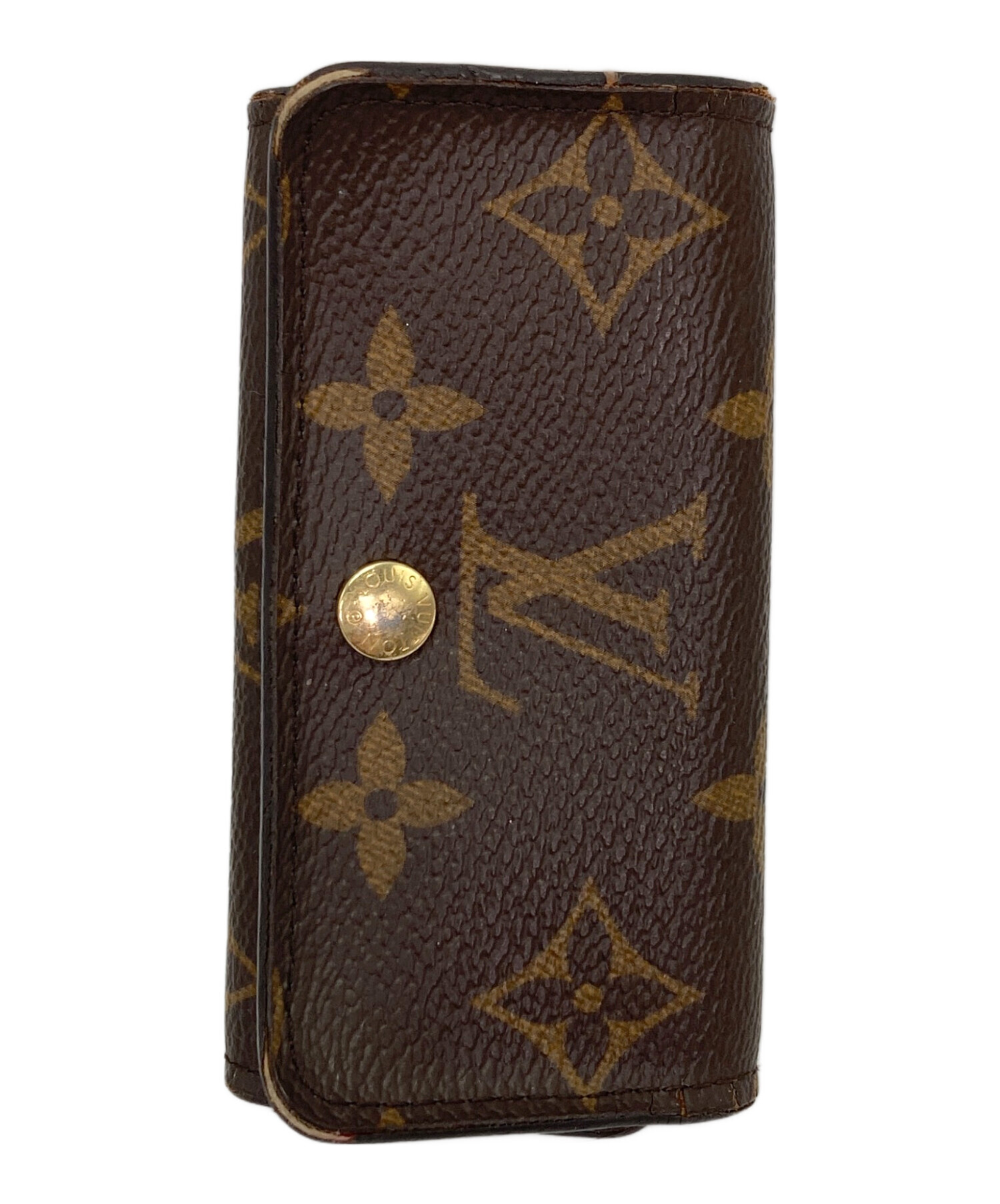 LOUIS VUITTON ルイヴィトン 財布・ケース  茶 【古着】【中古】【送料無料】 中古・古着通販】LOUIS VUITTON (ルイ ヴィトン) カードケース