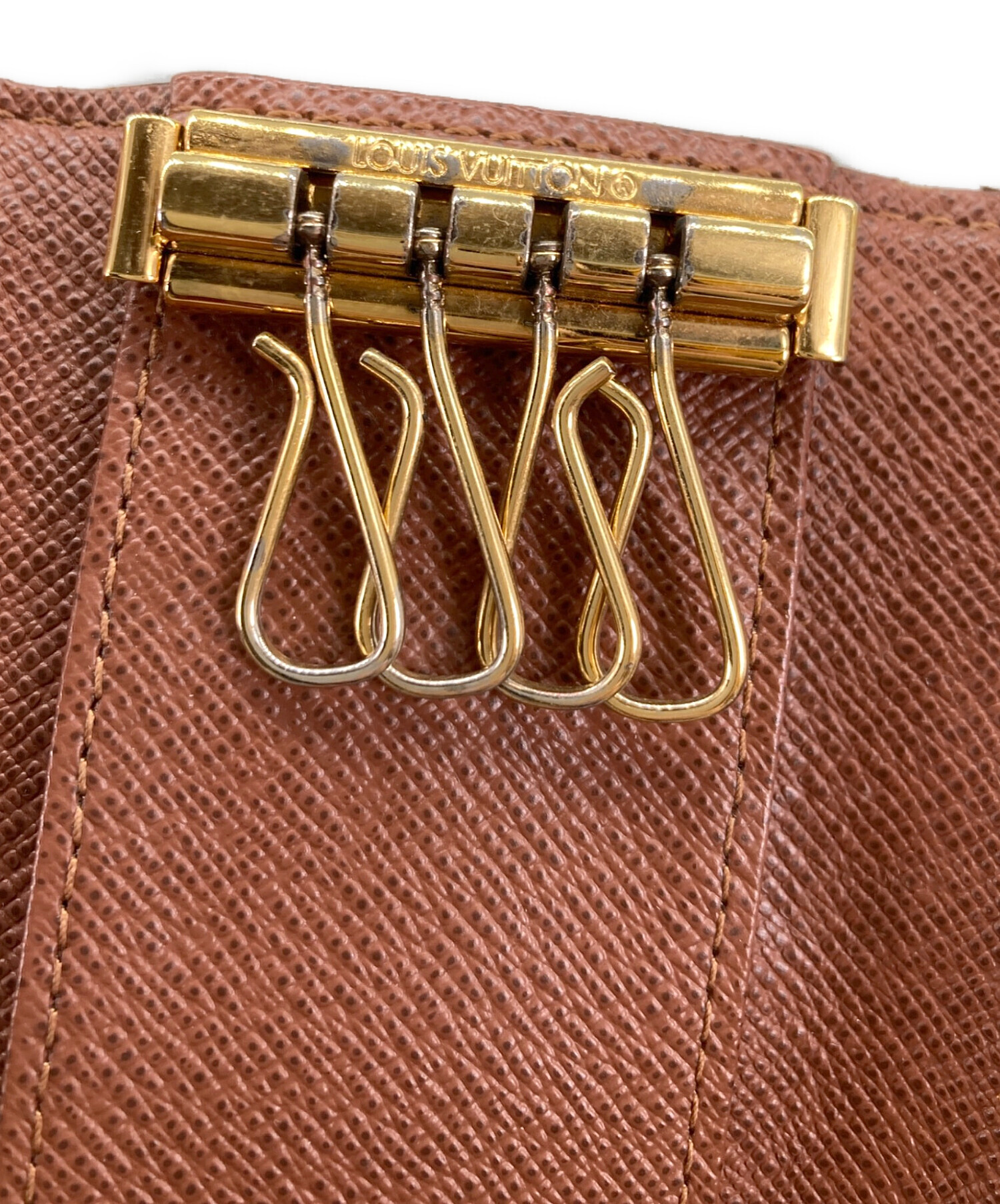 【正規品】Louis Vuitton ブラウン キーケース 中古・古着通販】LOUIS VUITTON (ルイ ヴィトン) キーケース ブラウン