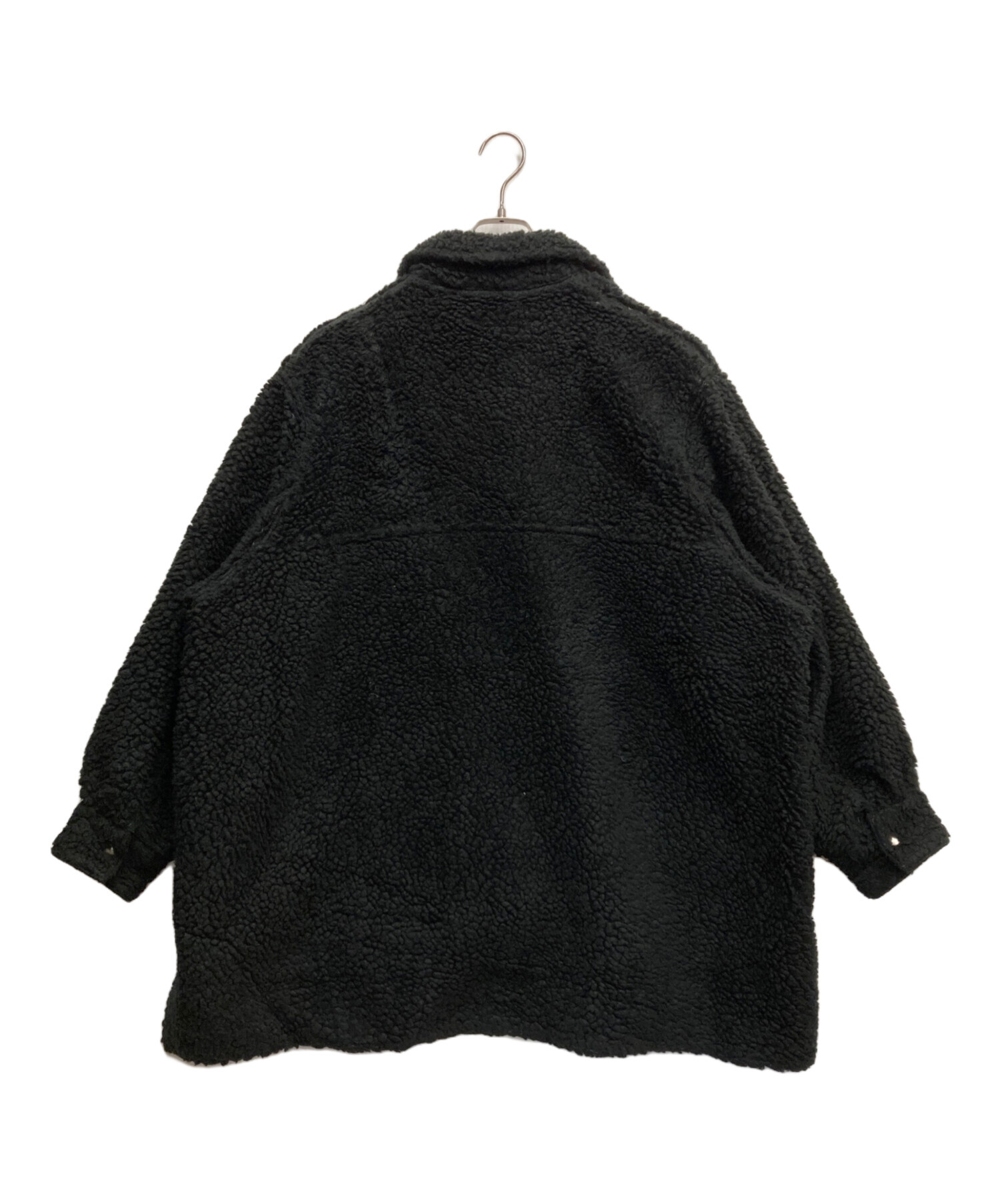 ジャケット・アウター OL OVER TECK COAT / SIZE:1 JIEDA 中古・古着通販】Jieda (ジエダ) BOA OVER SHIRT JACKET ブラック