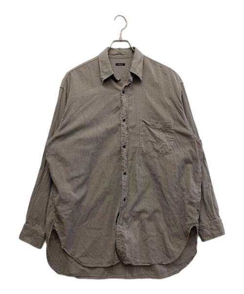 中古・古着通販】COMOLI (コモリ) ヨリ杢 ワークシャツ グレー サイズ