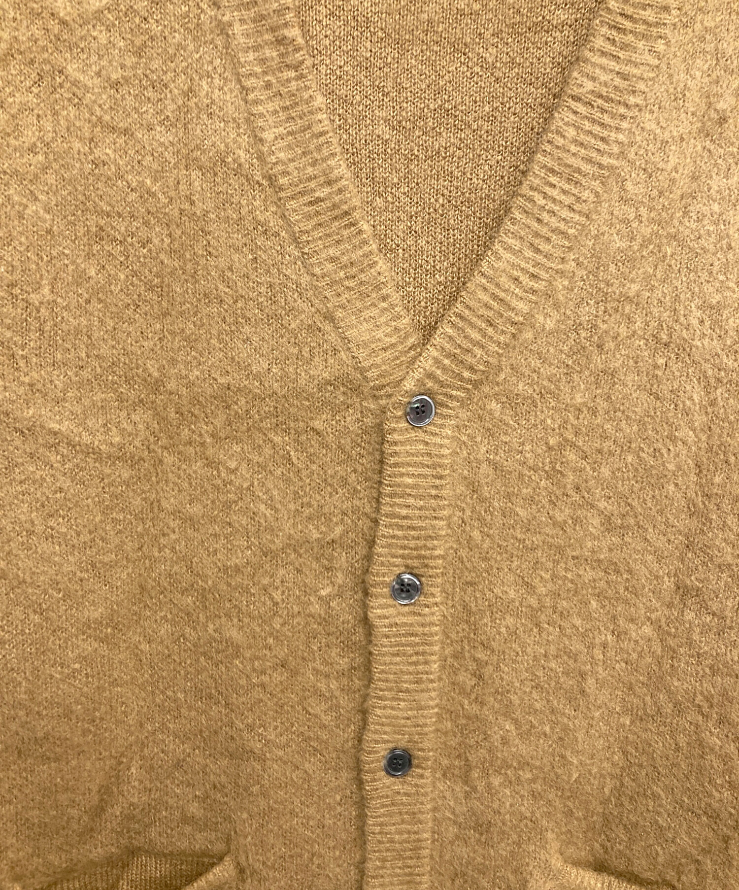 waiper 完売品　モヘア　カーディガン　ページュ　Lサイズ 中古・古着通販】WAIPER (ワイパー) モヘヤ混ニットカーディガン