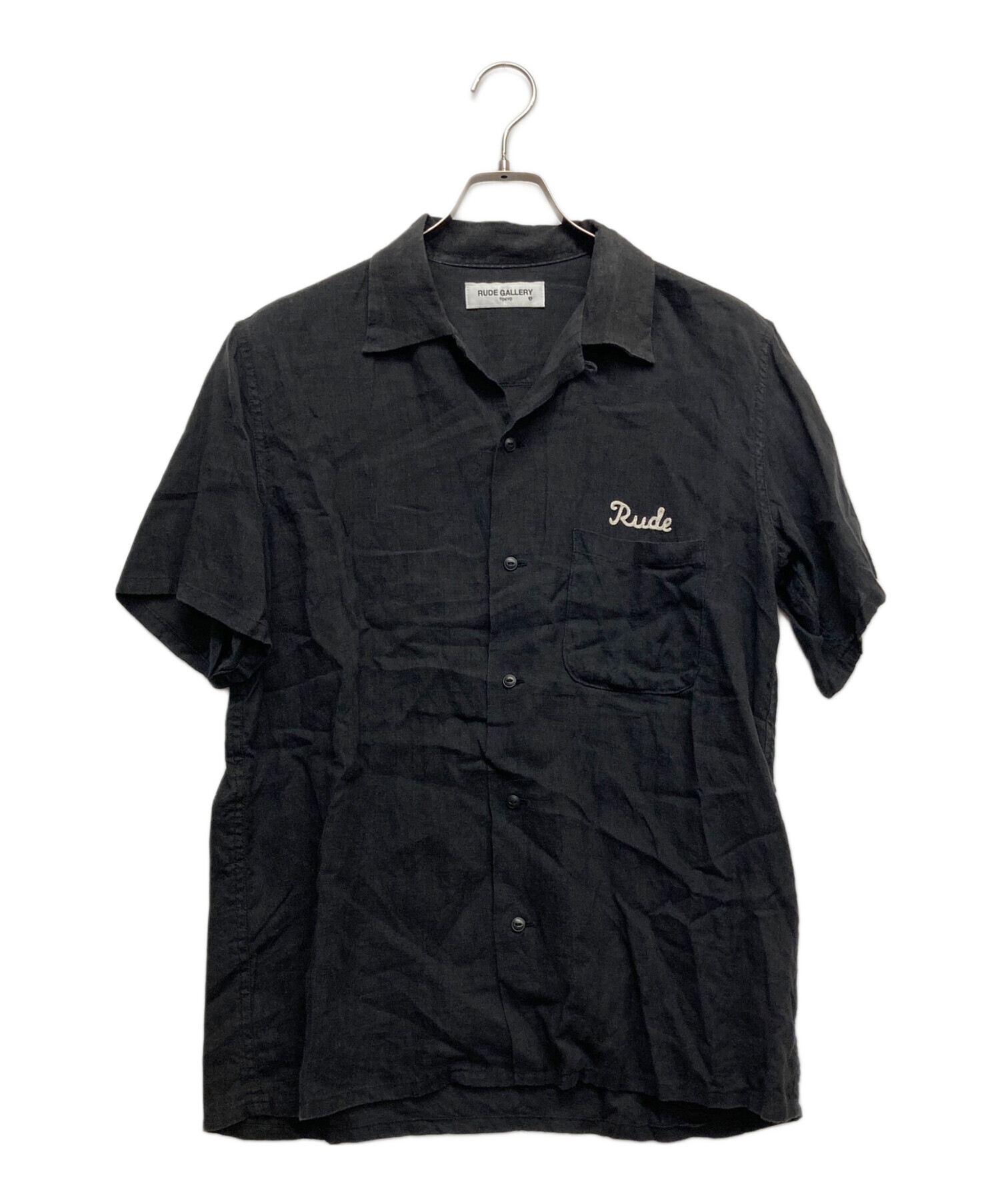 RUDE GALLERY リネンシャツ　FRILL SHIRT 中古・古着通販】RUDE GALLERY (ルードギャラリー) 半袖リネンシャツ