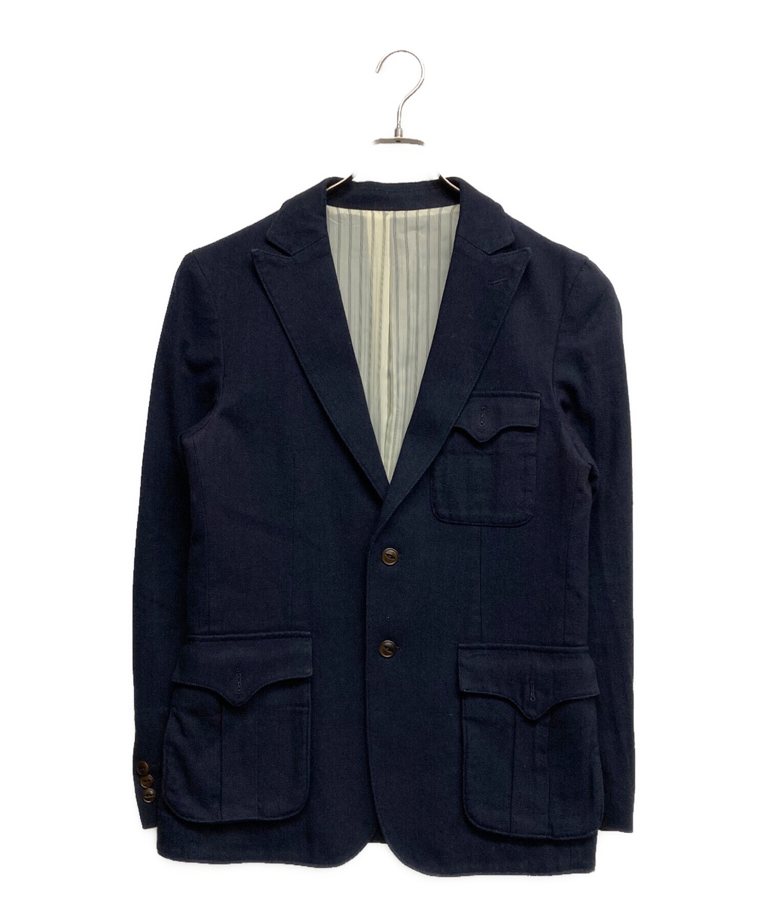 中古・古着通販】DUFFER (ダファー) テーラードジャケット ネイビー