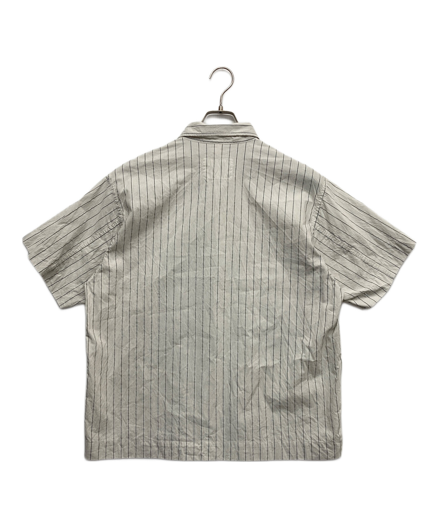 中古・古着通販】MHL (エムエイチエル) ラミーコットンストライプS/S 