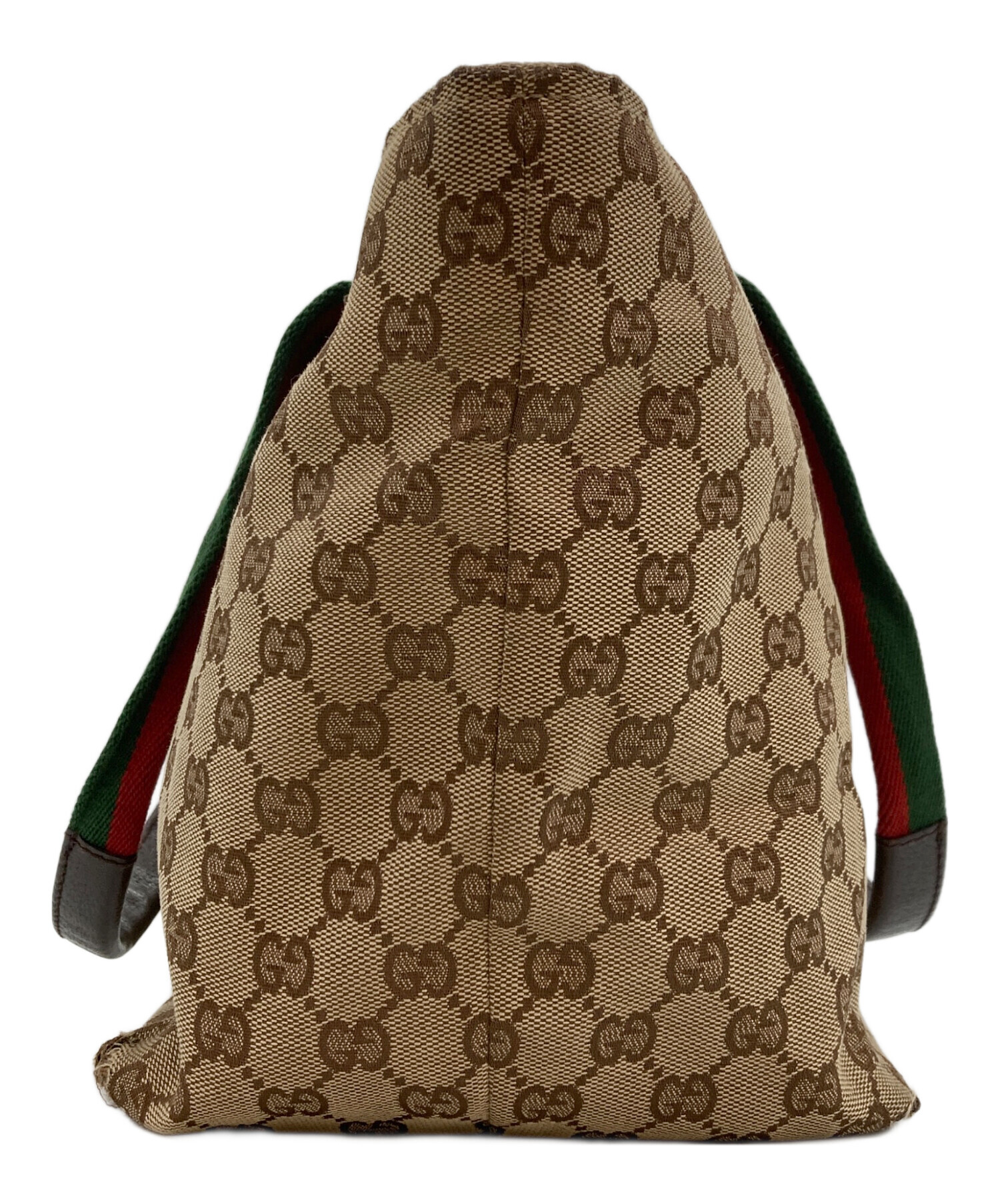 中古・古着通販】GUCCI (グッチ) シェリーライントートバッグ ブラウン