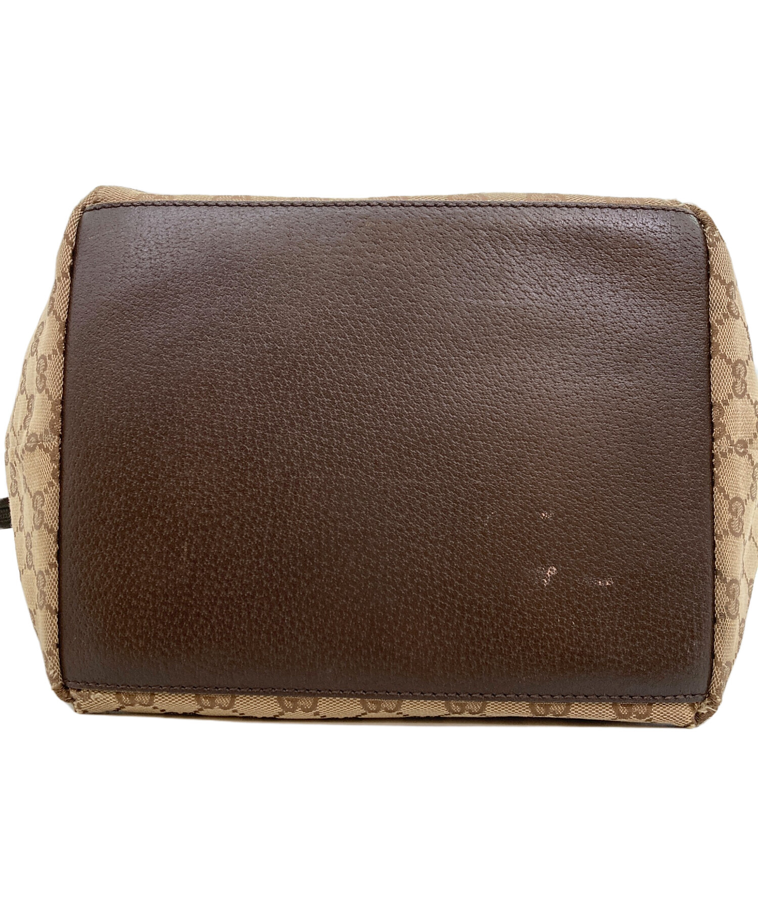 中古・古着通販】GUCCI (グッチ) シェリーライントートバッグ ブラウン 