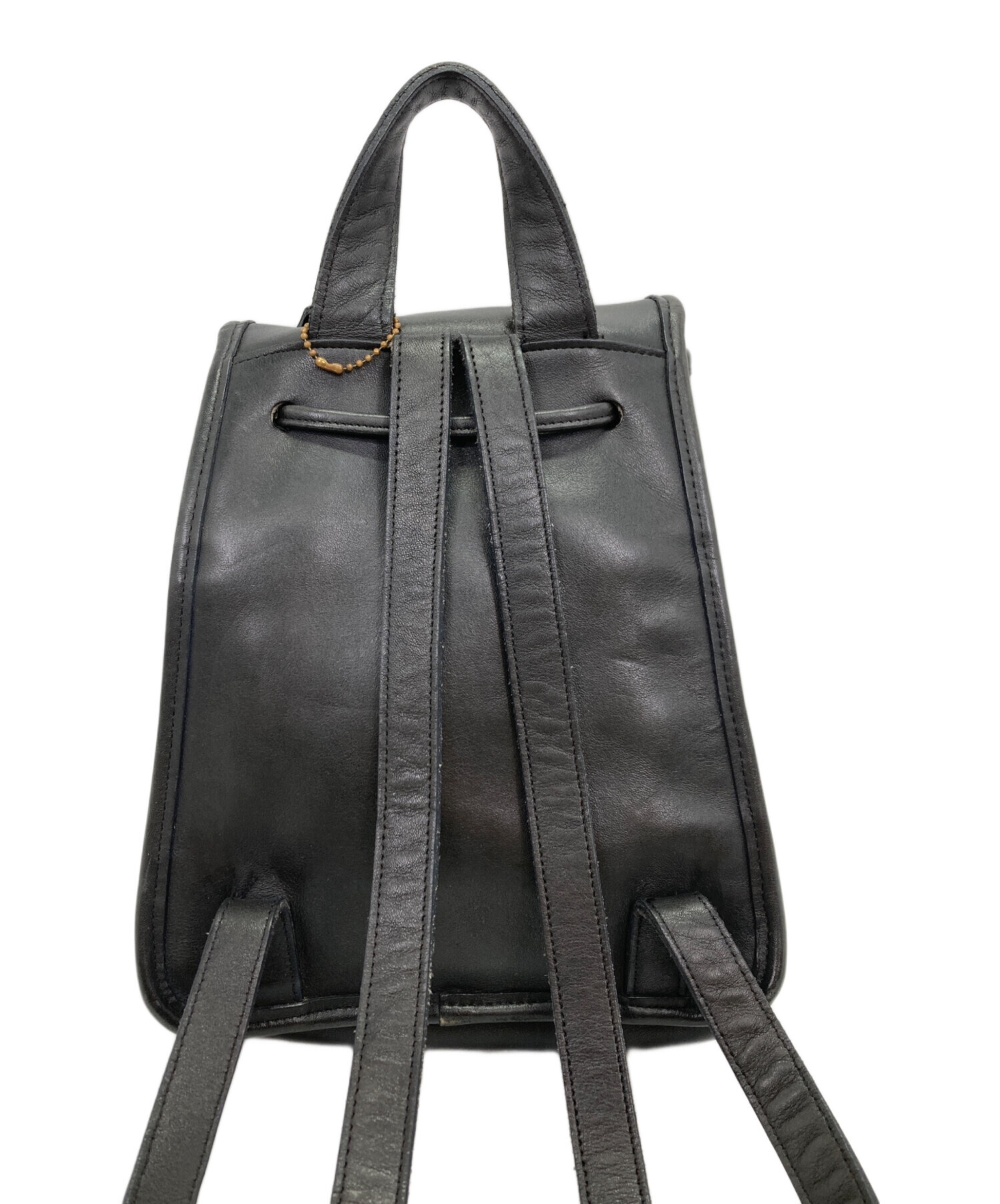 中古・古着通販】COACH (コーチ) ターンロック式 リュック ブラック 