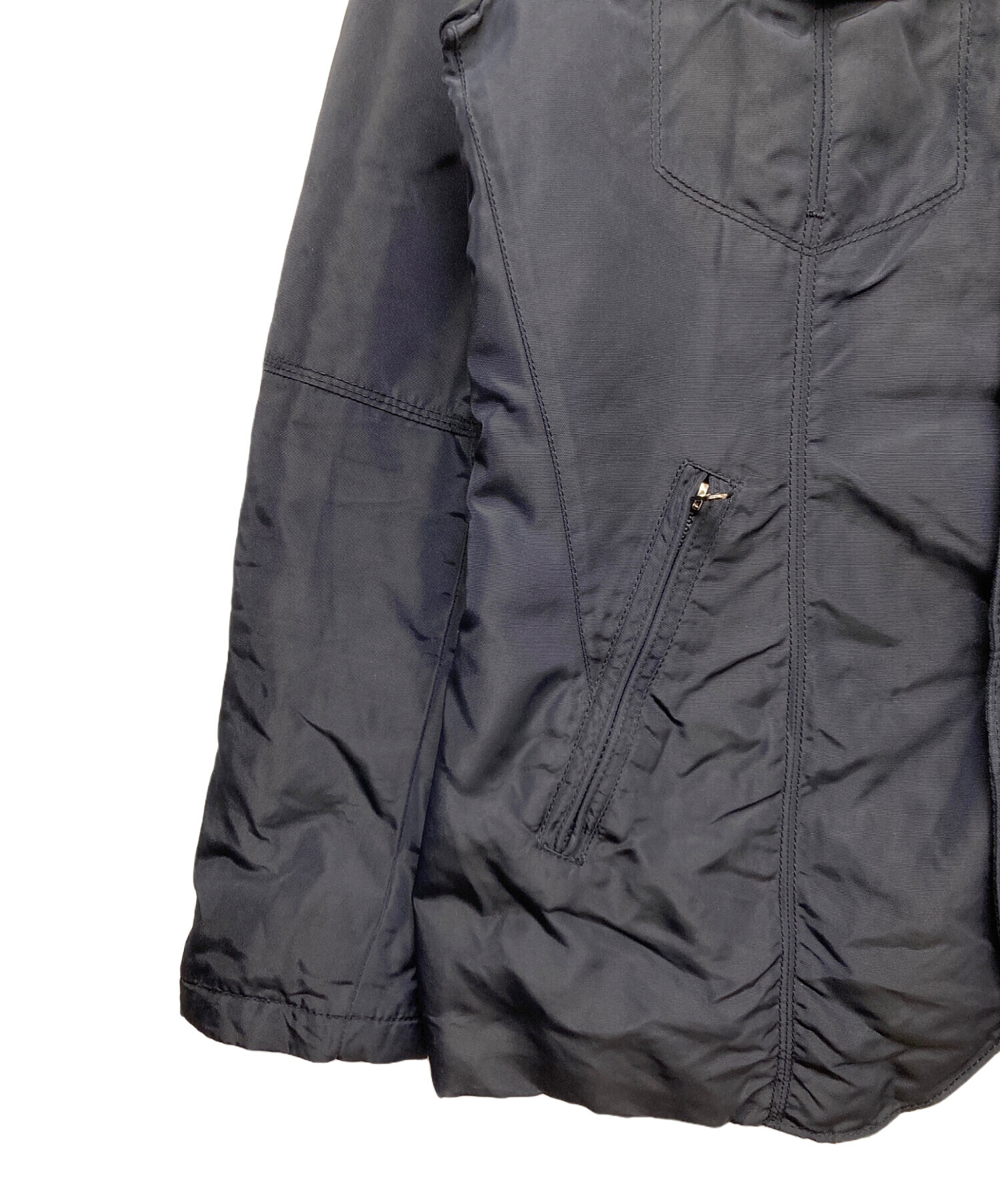 キッズ服(100cm~) peuterey L10歳 ネイビー ファー付きダウンコート
