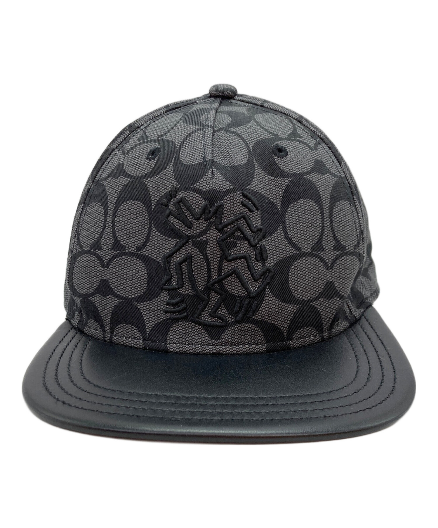 中古・古着通販】COACH (コーチ) Keith Haring キャップ ブラック