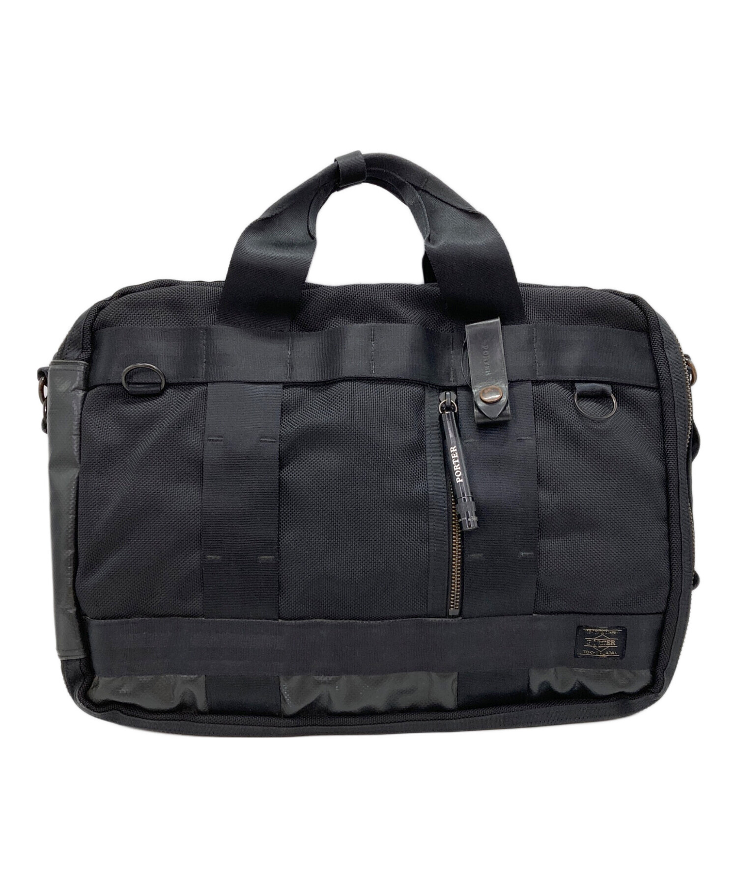 中古・古着通販】PORTER (ポーター) 3WAY BRIEFCASE ブラック
