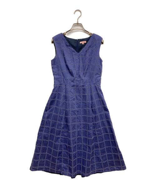 ☆タイムセール☆新品TOCCA ノースリーブ ワンピース 2 中古・古着通販】TOCCA (トッカ) ノースリーブワンピース パープル